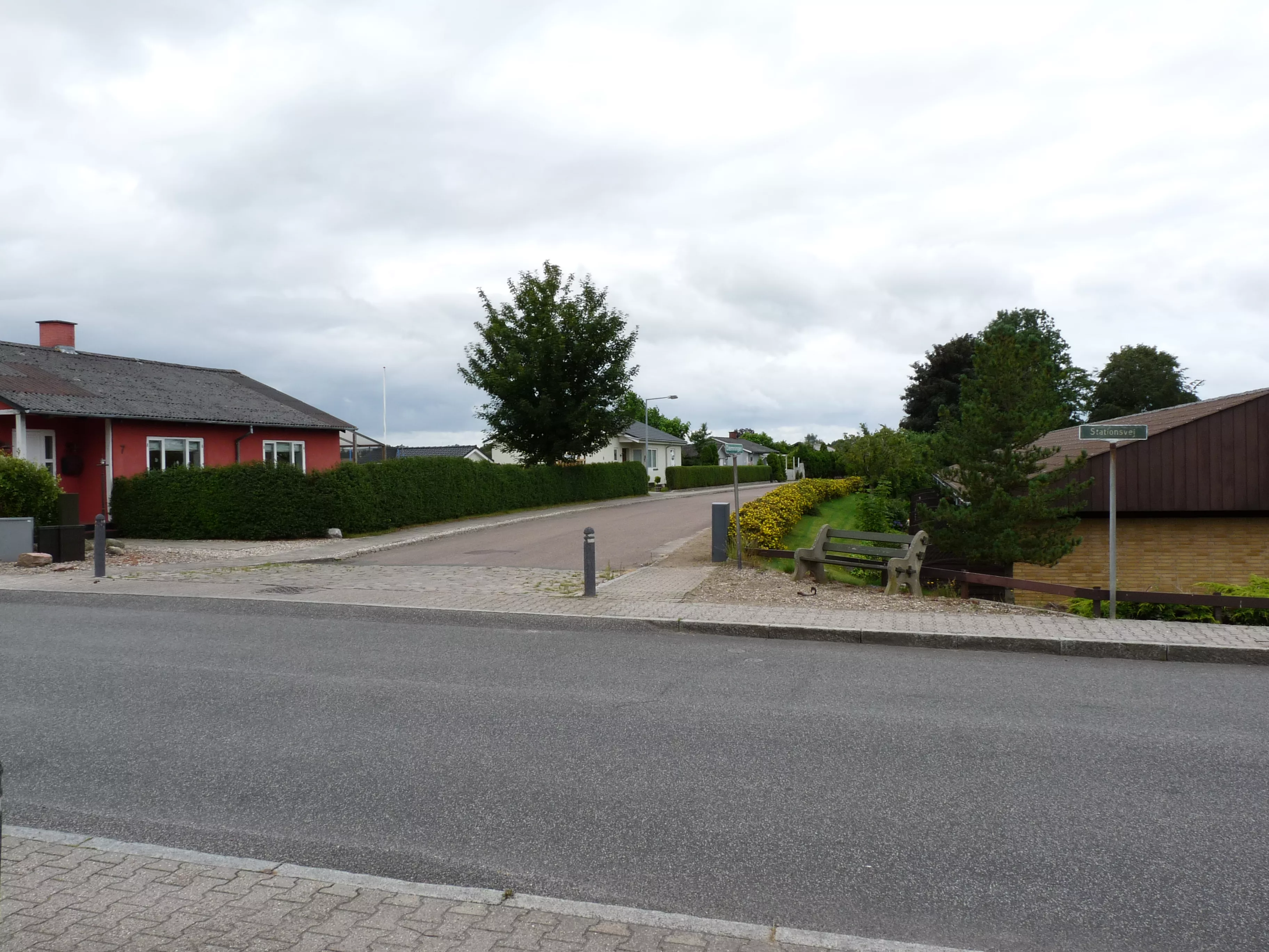 Billede af Nørre Broby Station - Station er nedrevet, men Nørre Broby Station har ligget her.