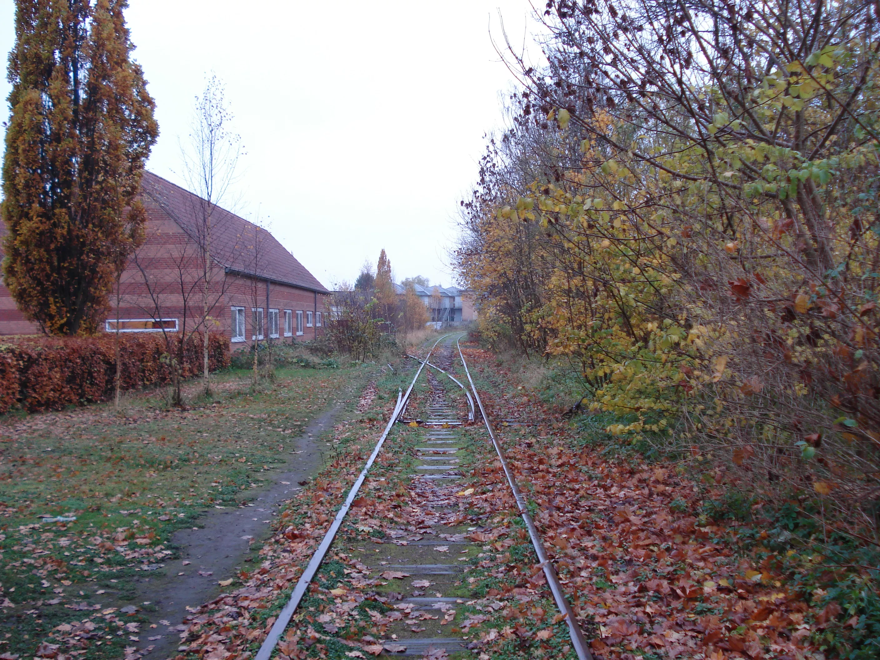Billede af Knarreborg Stations ind og udkørsel. Billede af Knarreborg Stations ind og udkørsel.