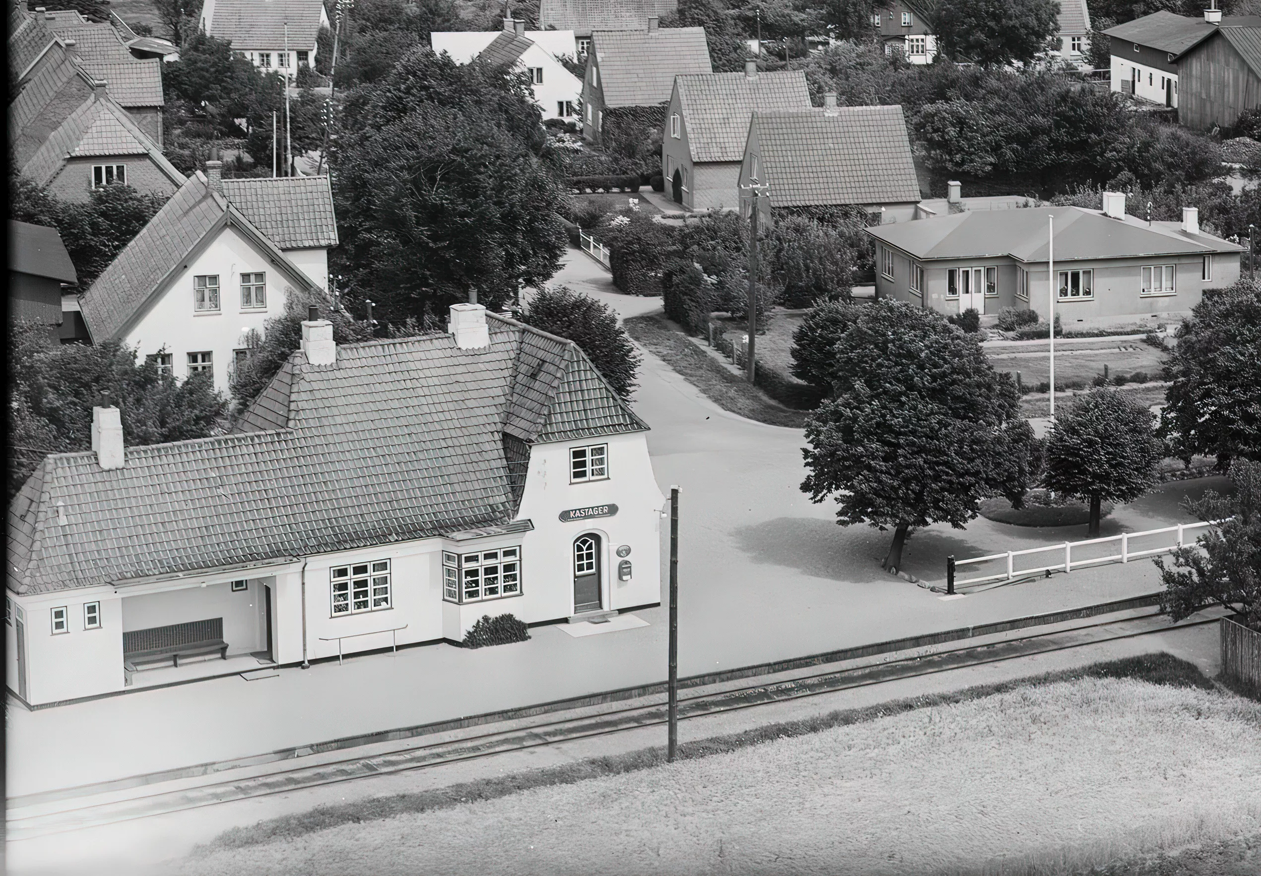 Billede af Kastager Station.