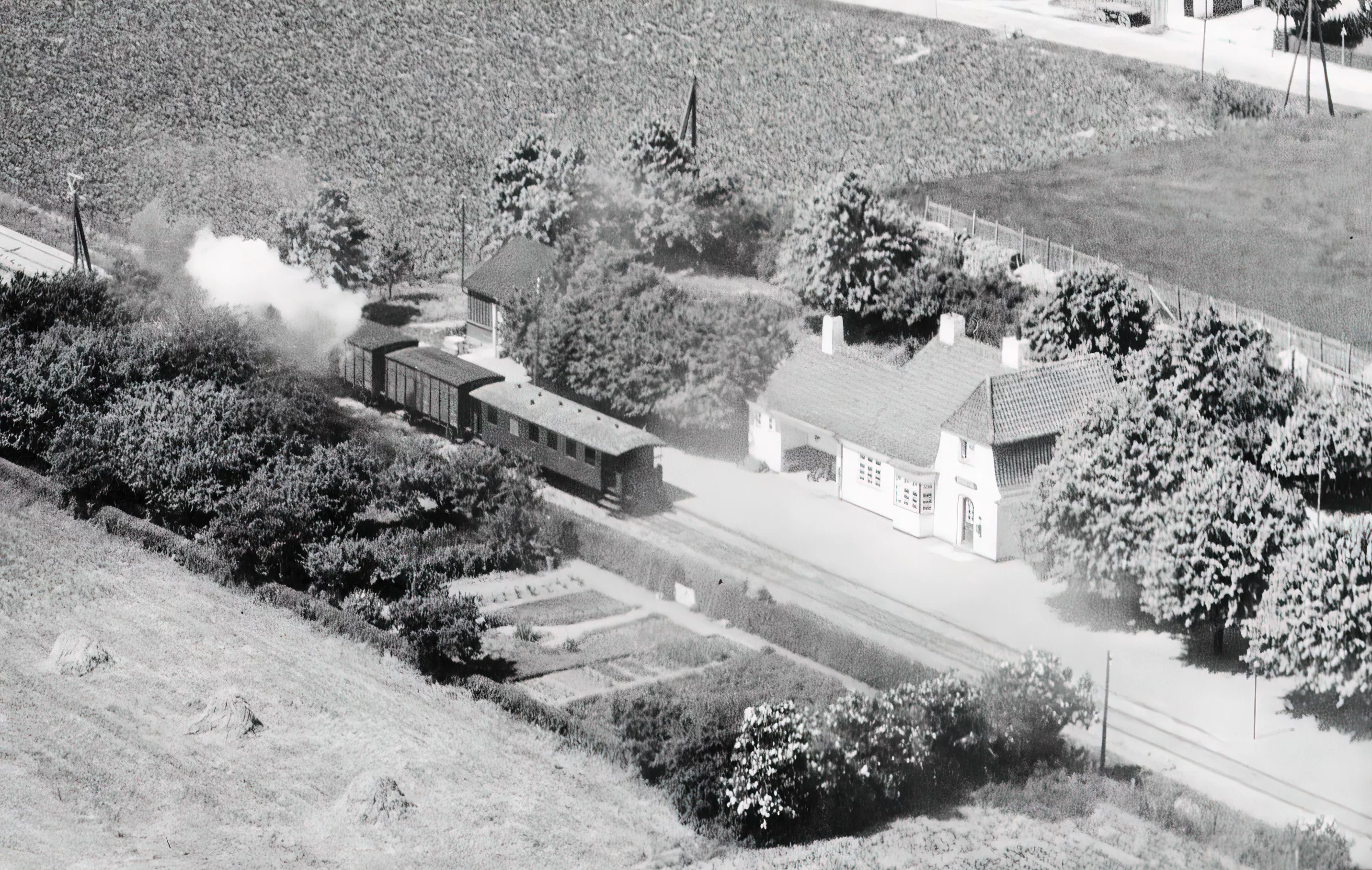 Billede af Onsevig Station.