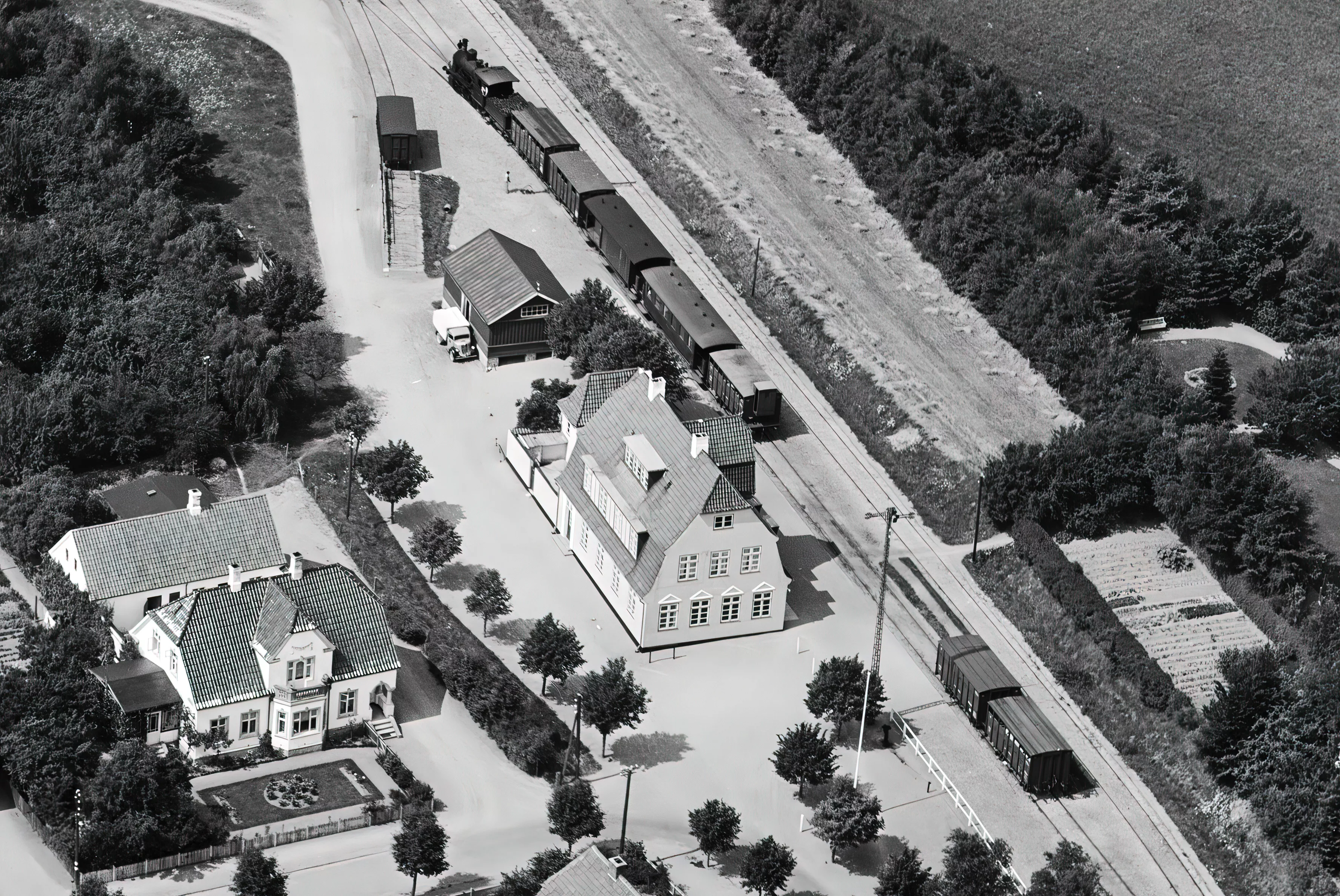 Billede af Horslunde Station. Billede af Horslunde Station.
