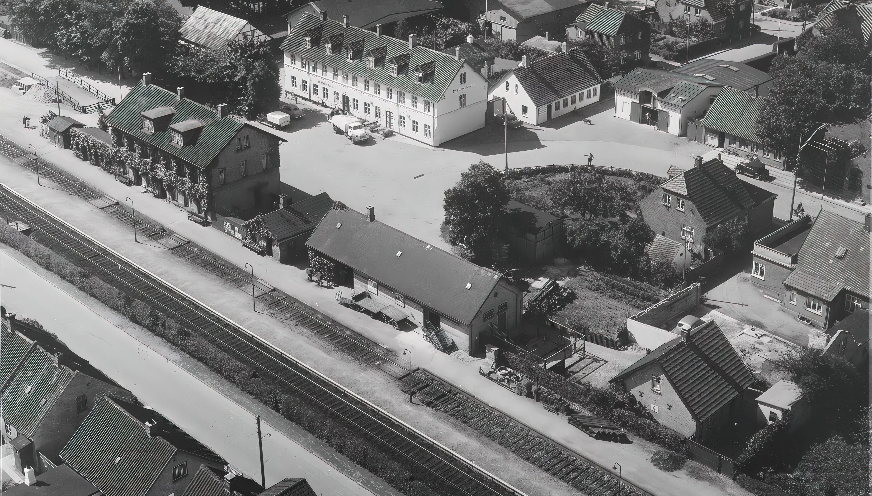 Billede af Nørre Alslev Station. Billede af Nørre Alslev Station.