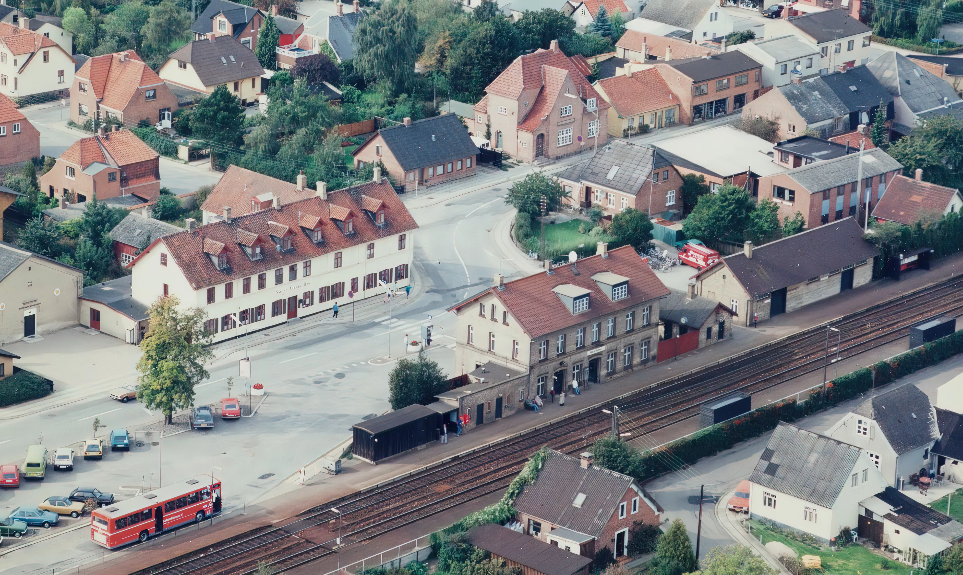 Billede af Nørre Alslev Station. Billede af Nørre Alslev Station.