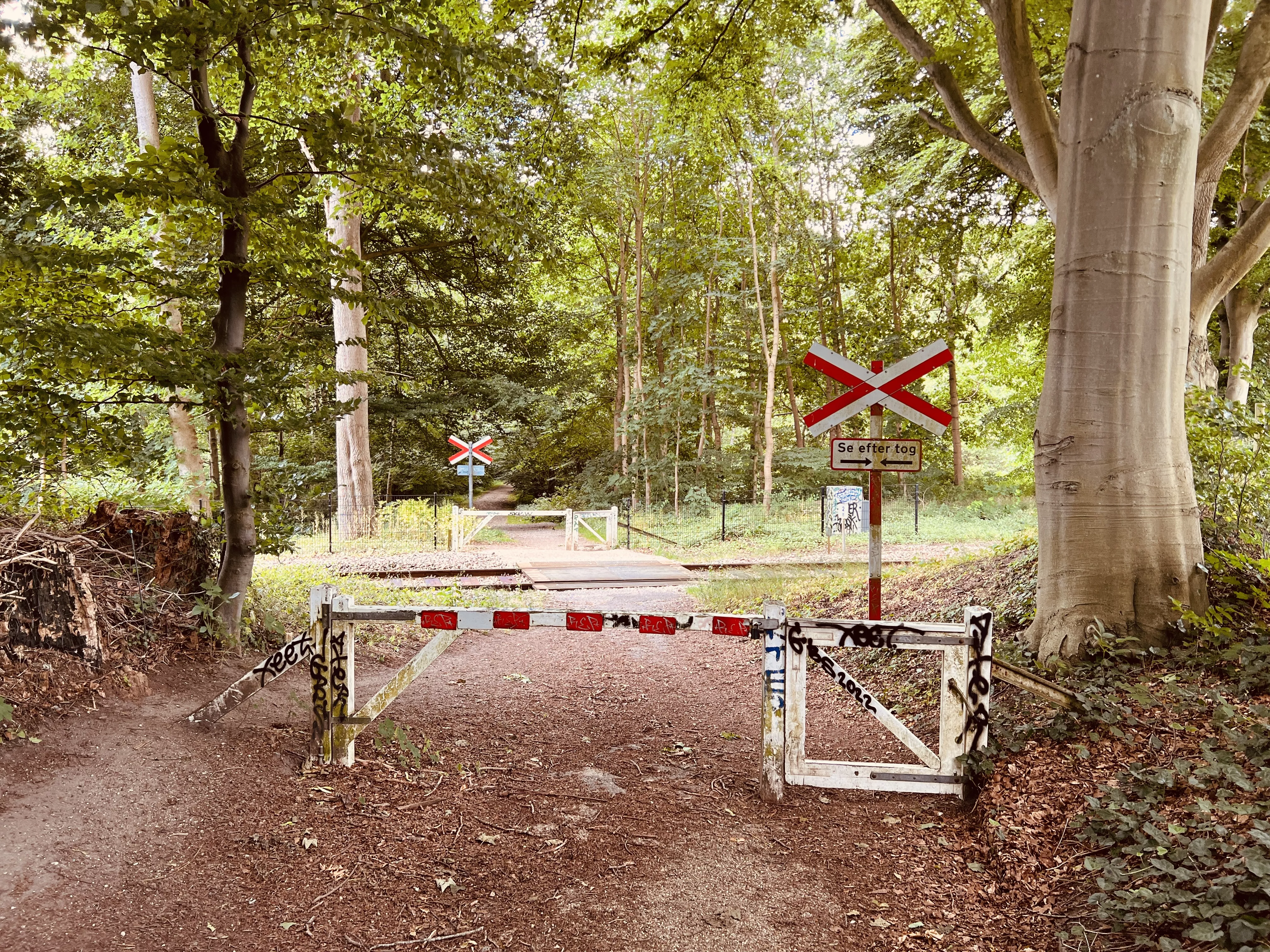 Billede af Slotsparken Trinbræt - Trinbræt er nedrevet, men Slotsparken Trinbræt har ligget her.