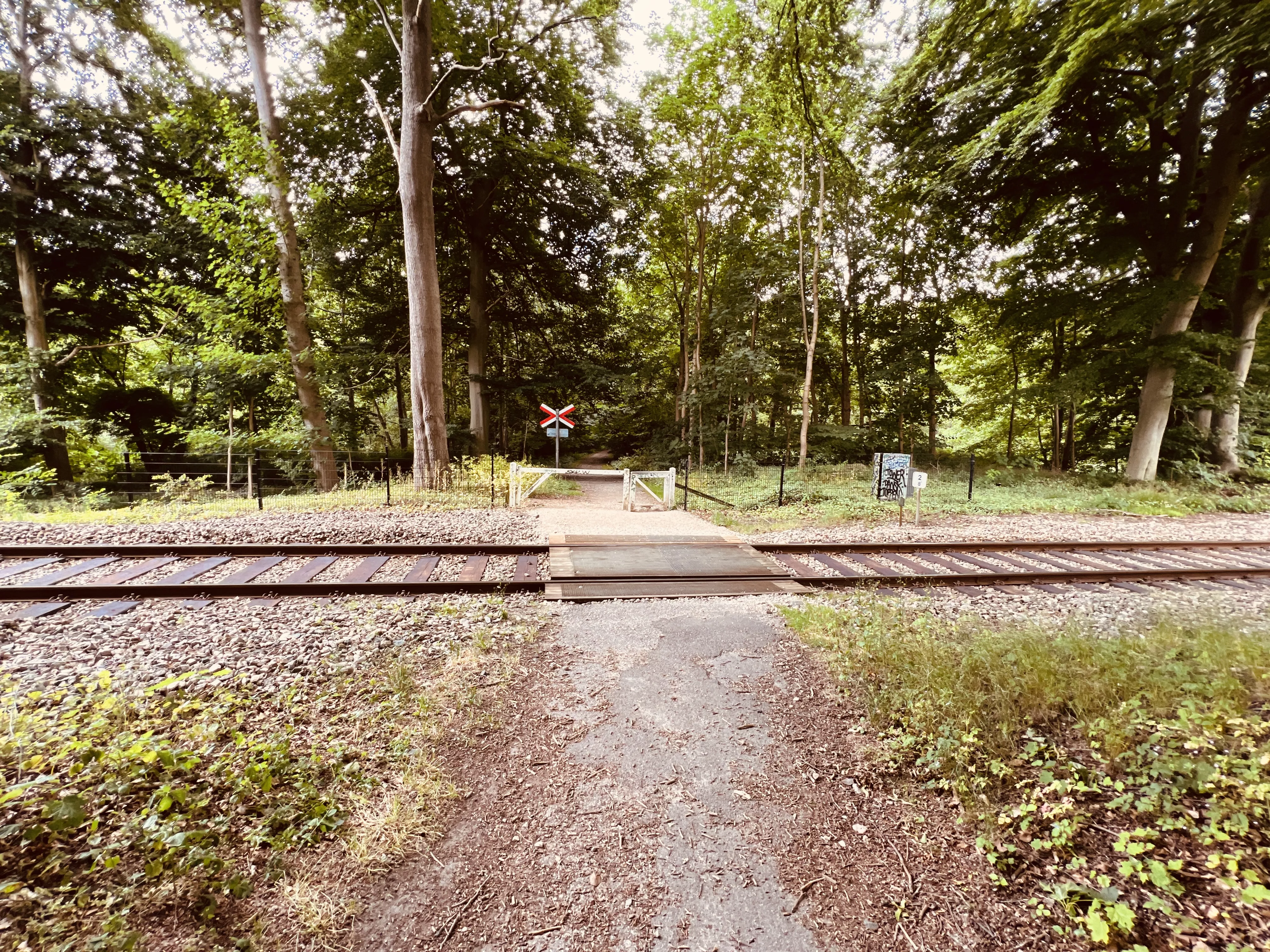 Billede af Slotsparken Trinbræt - Trinbræt er nedrevet, men Slotsparken Trinbræt har ligget her.