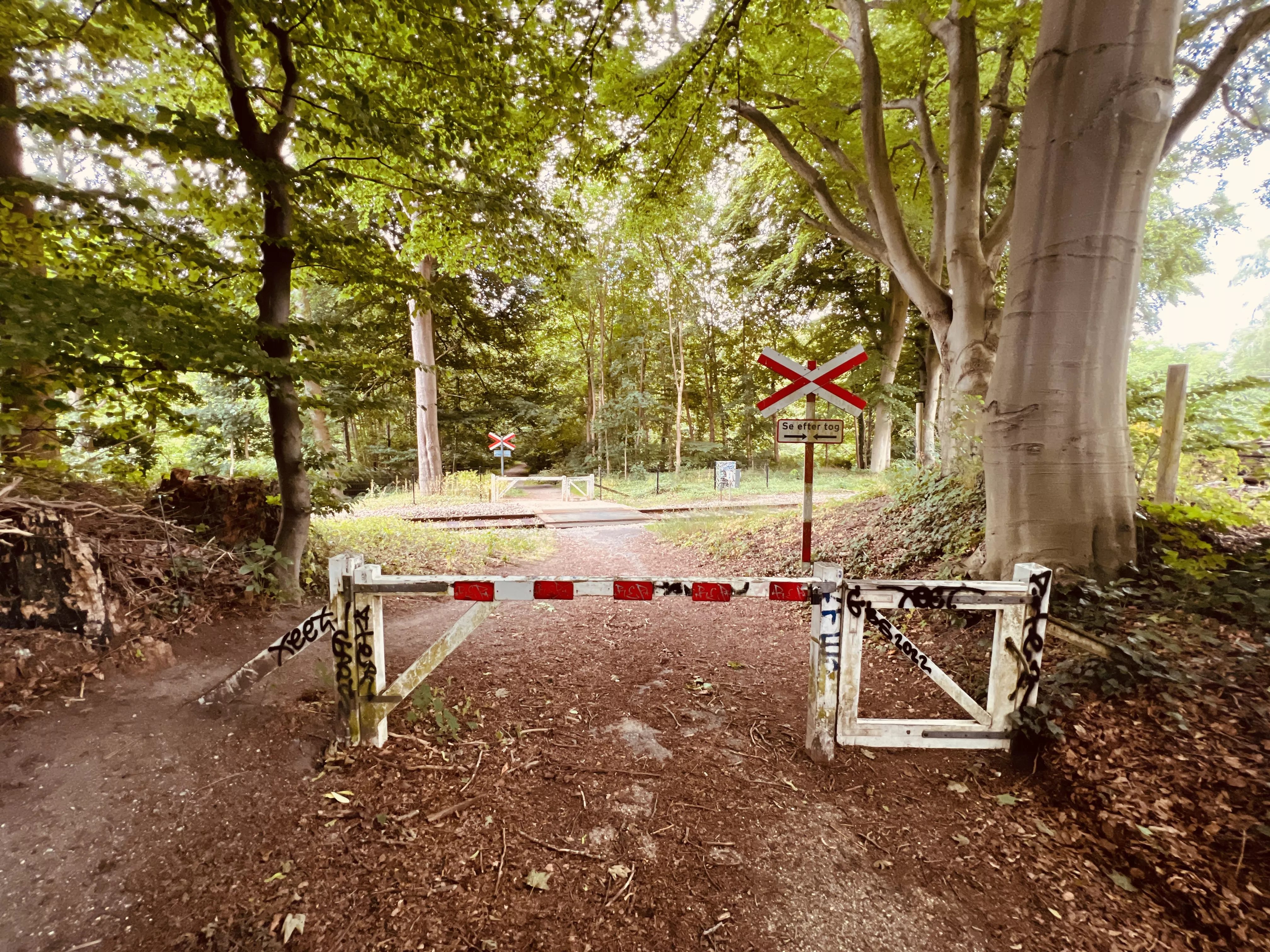 Billede af Slotsparken Trinbræt - Trinbræt er nedrevet, men Slotsparken Trinbræt har ligget her.