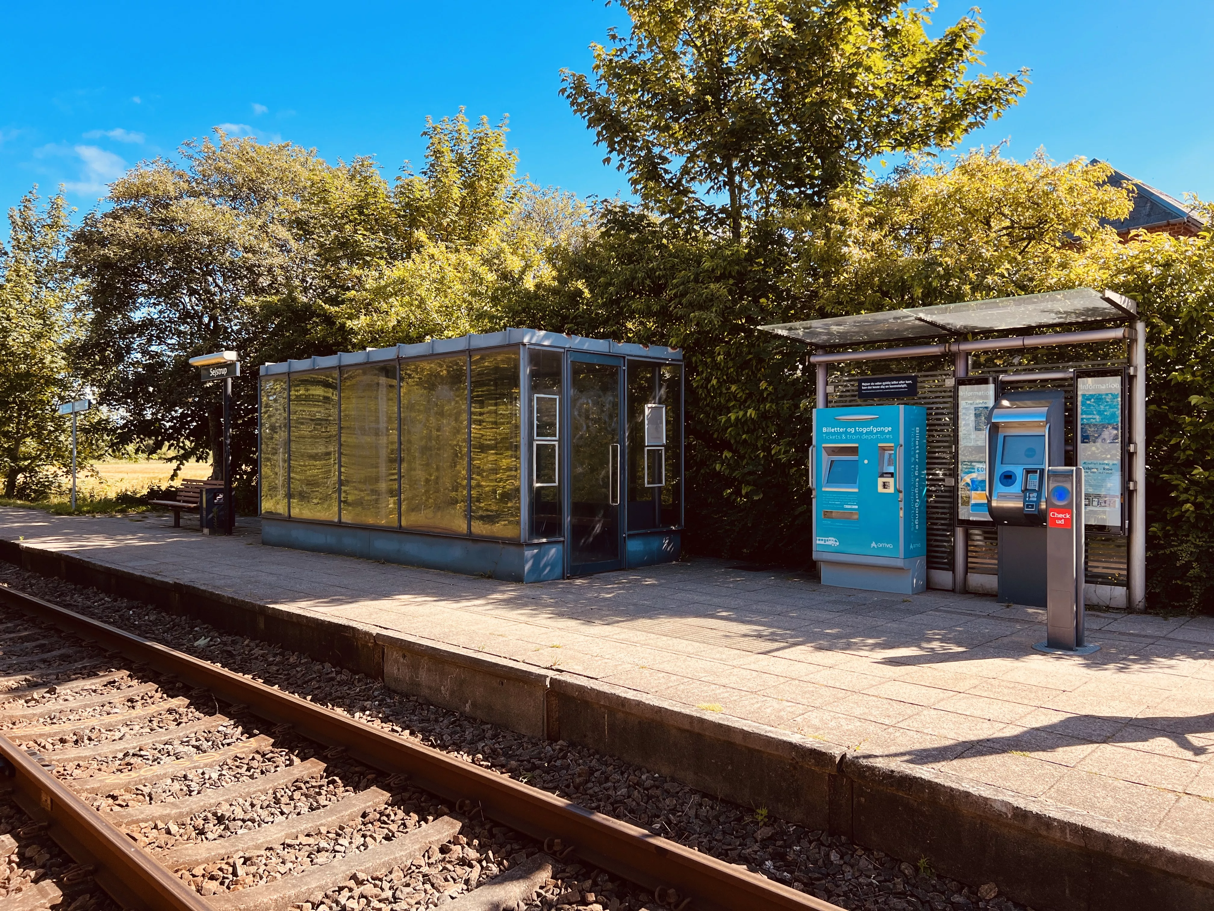 Billede af Sejstrup Trinbræt. Billede af Sejstrup Trinbræt.