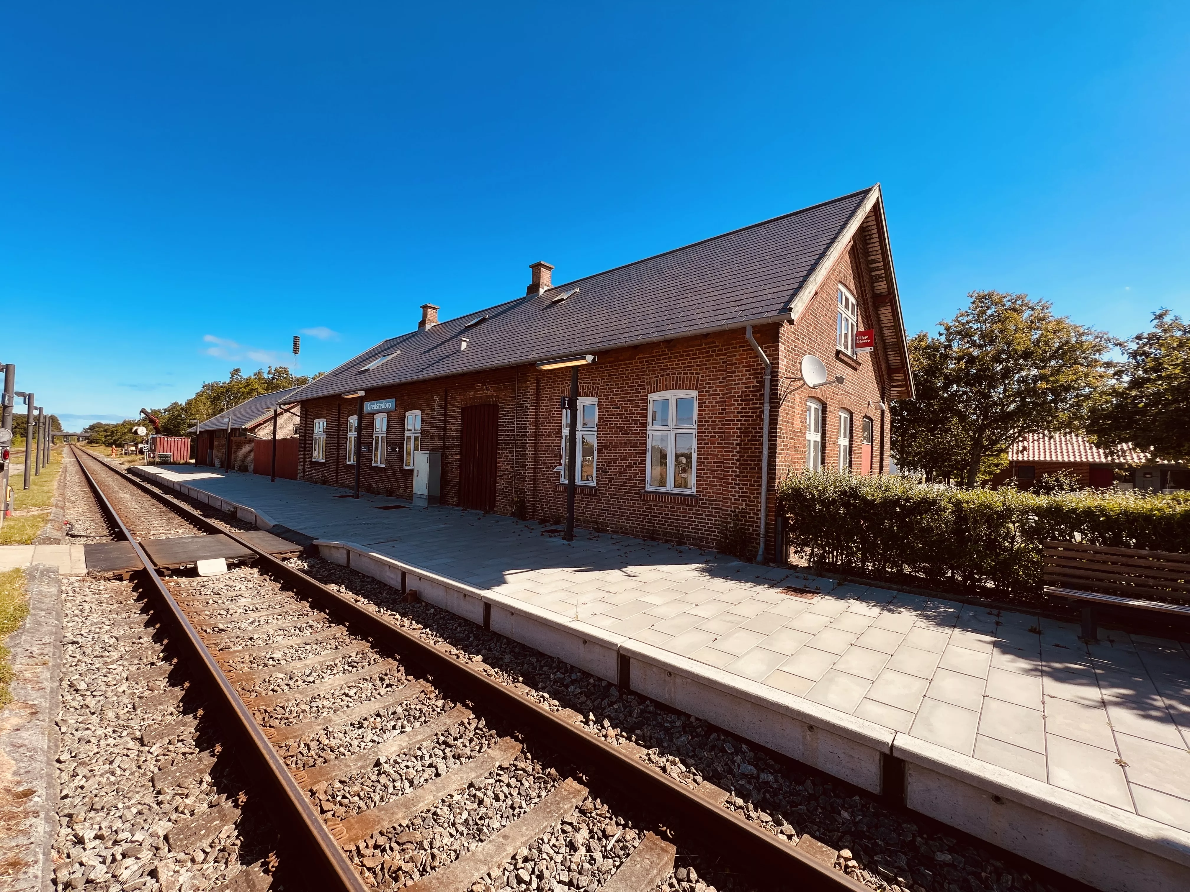 Billede af Gredstedbro Station. Billede af Gredstedbro Station.