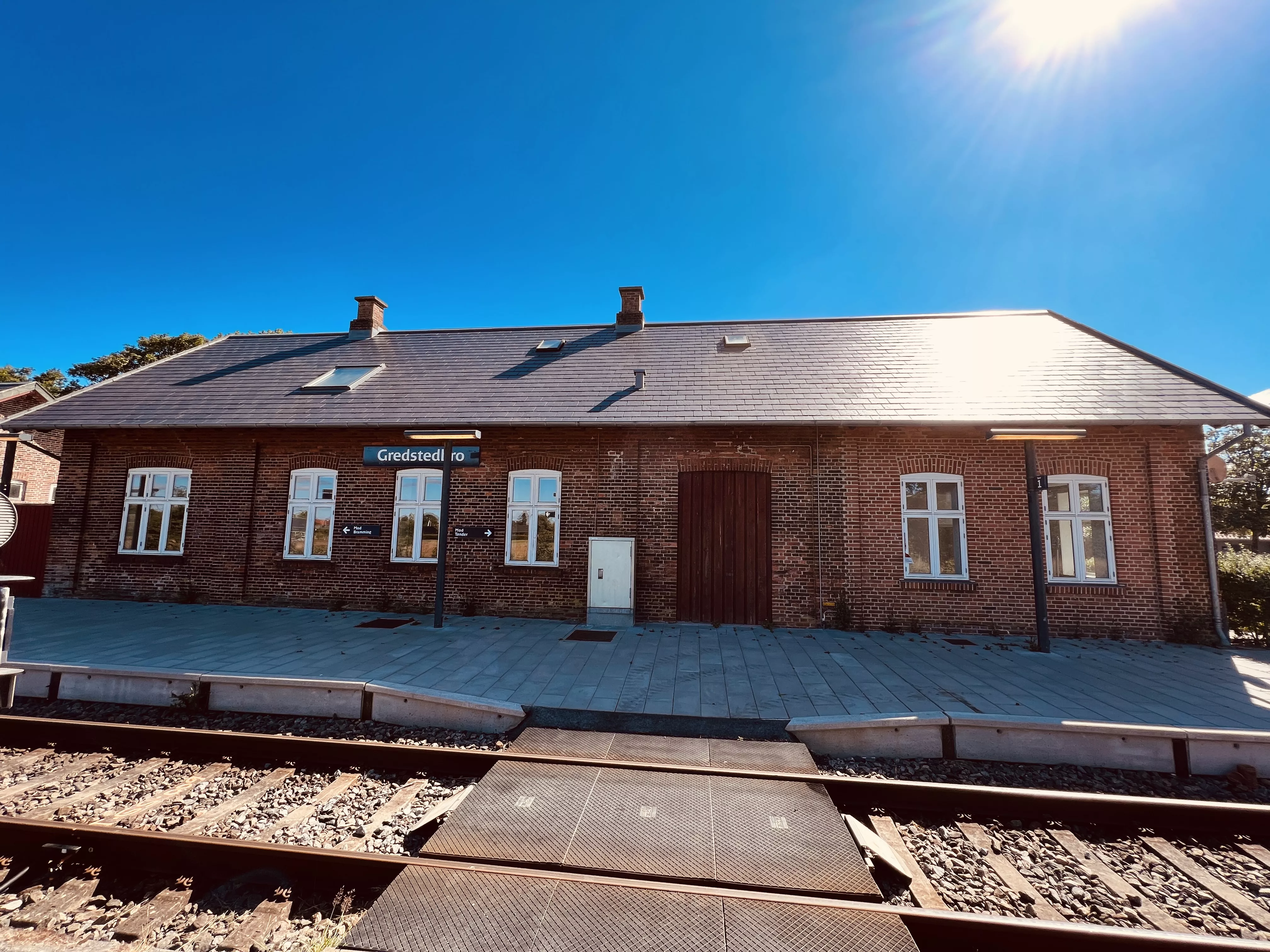 Billede af Gredstedbro Station. Billede af Gredstedbro Station.