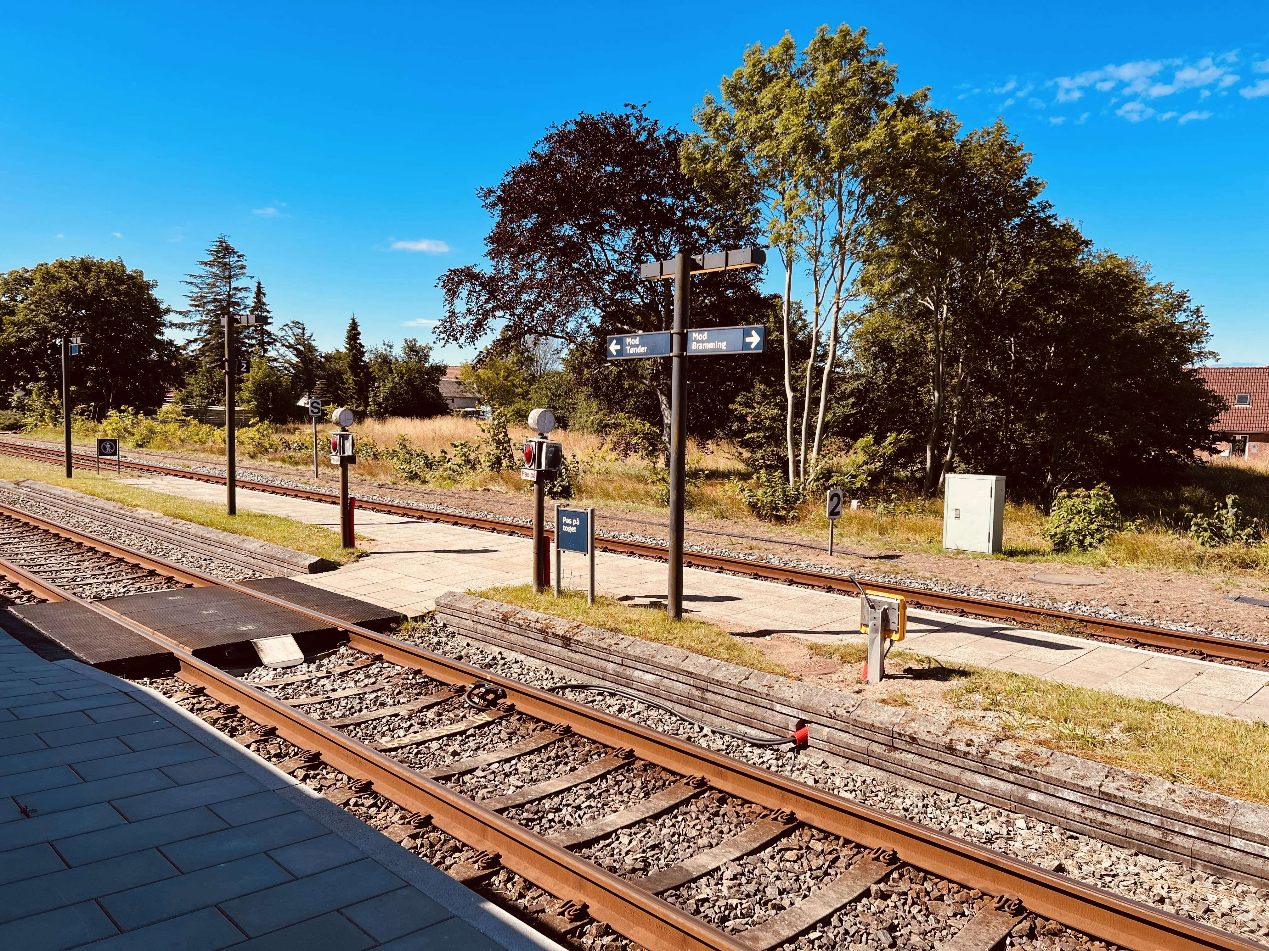 Billede af Gredstedbro Station. Billede af Gredstedbro Station.