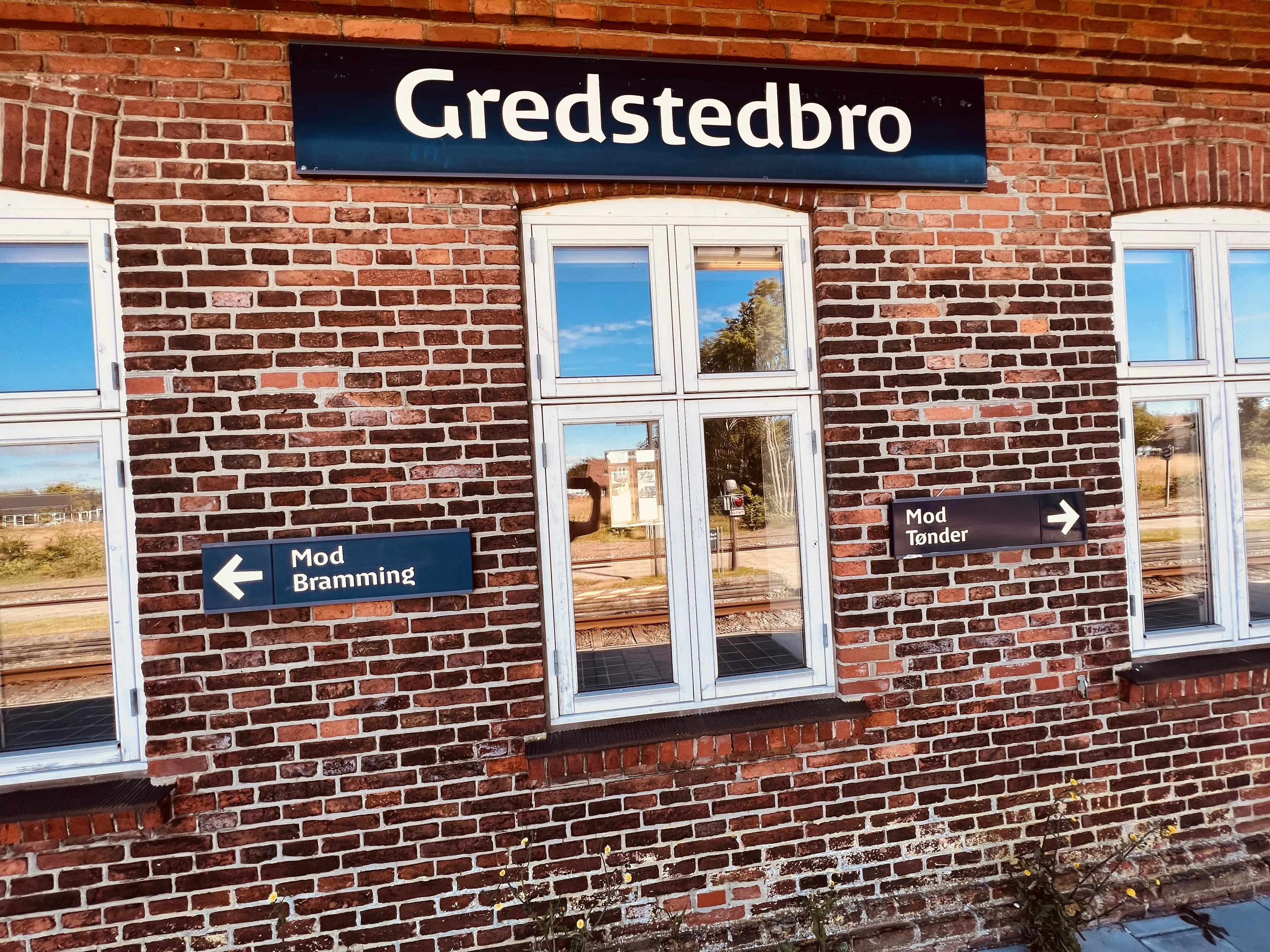 Billede af Gredstedbro Station. Billede af Gredstedbro Station.