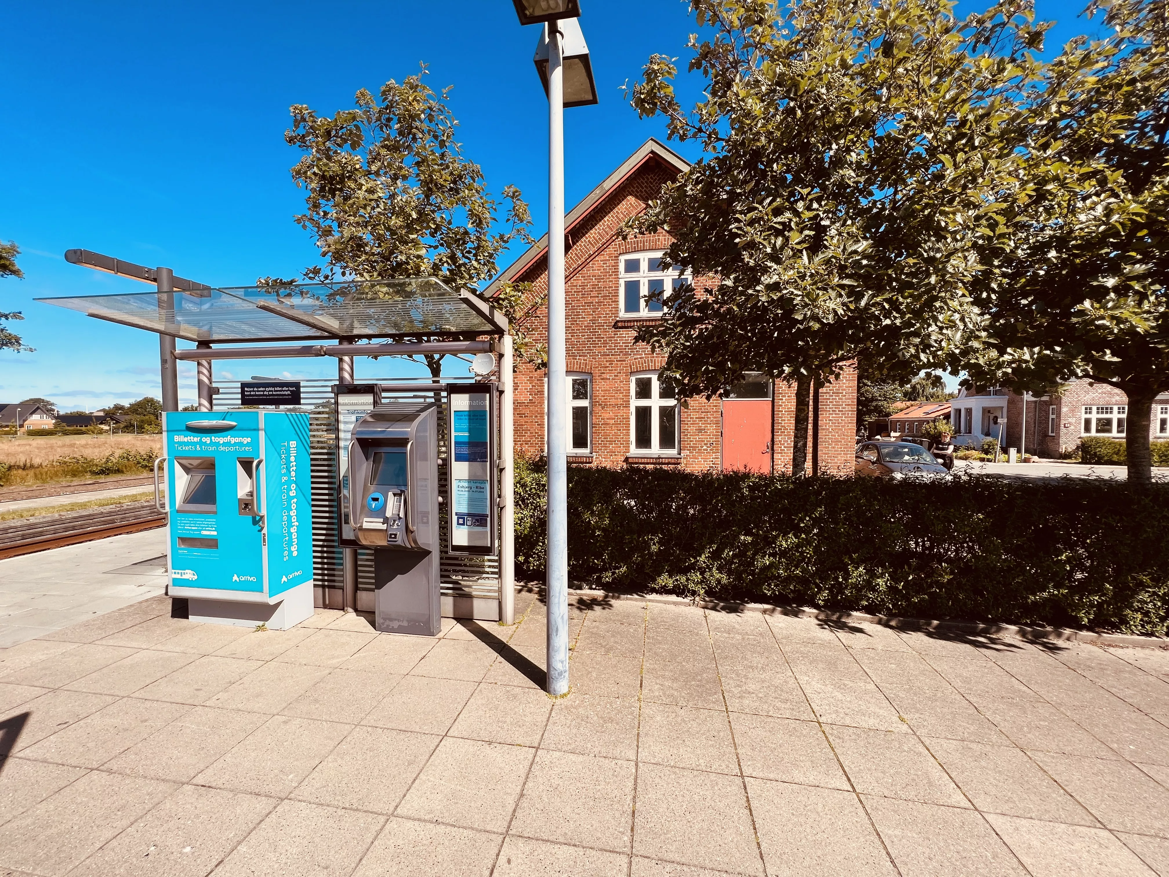 Billede af Gredstedbro Station. Billede af Gredstedbro Station.