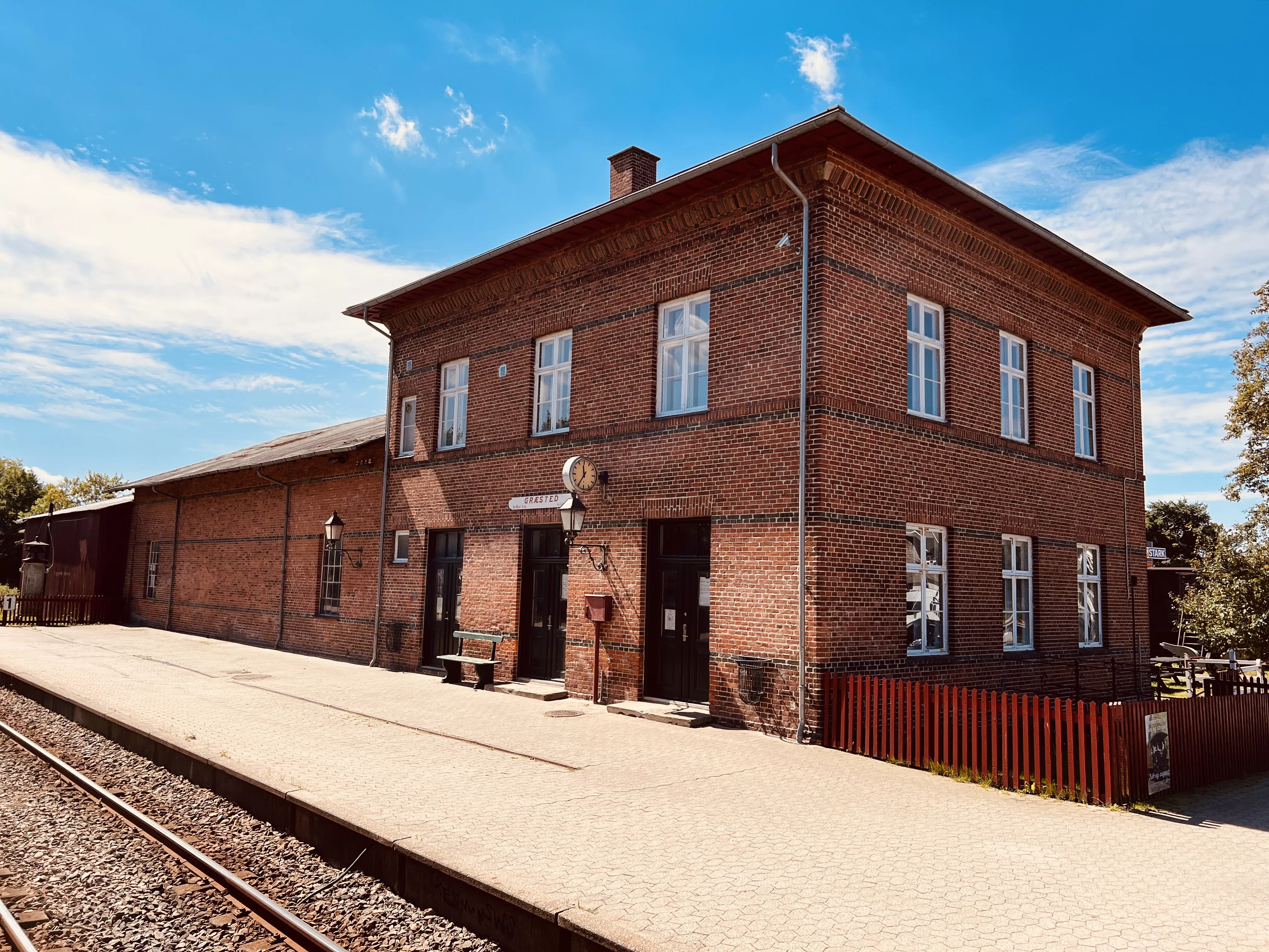 Billede af Græsted Station.