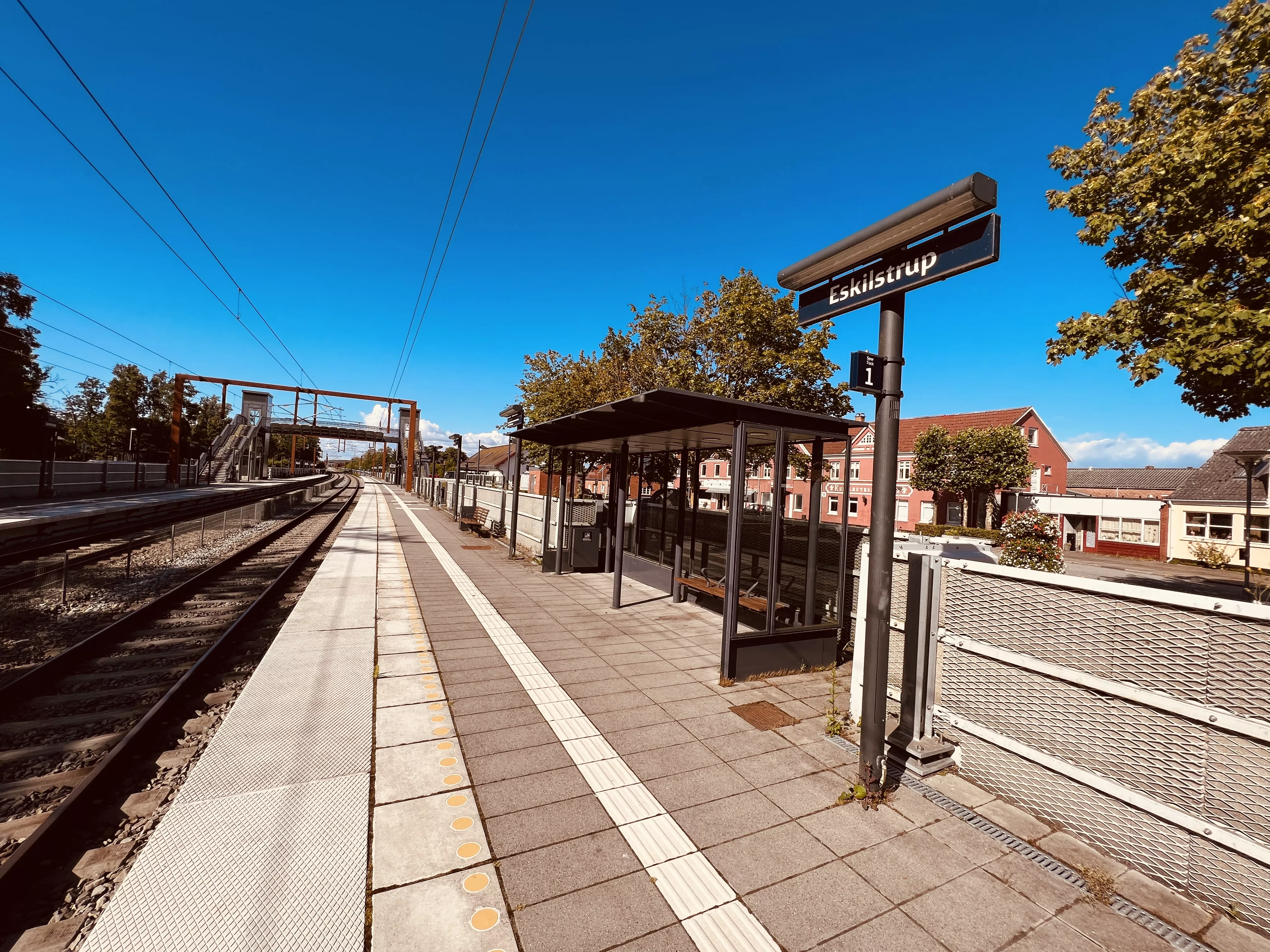 Billede af Eskilstrup Trinbræt. Billede af Eskilstrup Trinbræt.