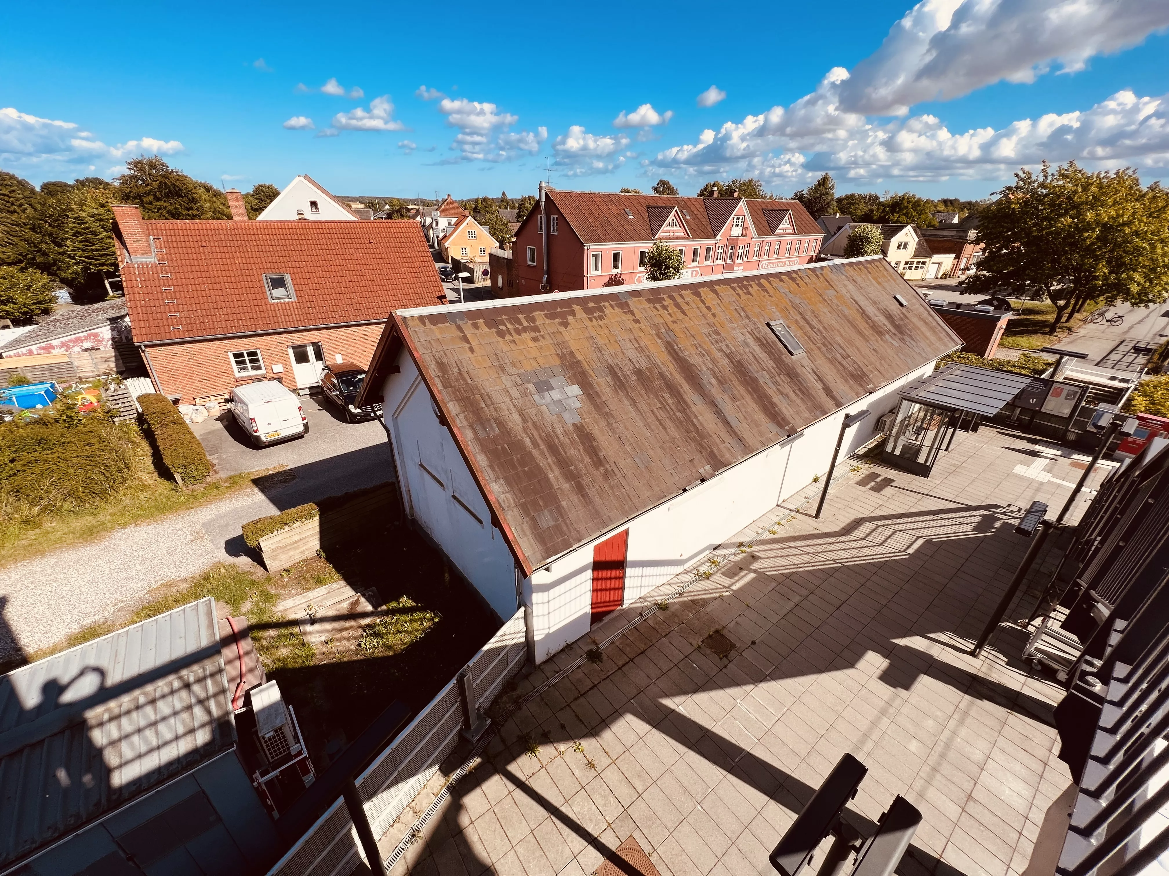 Billede af Eskilstrup Stations varehus. Billede af Eskilstrup Stations varehus.
