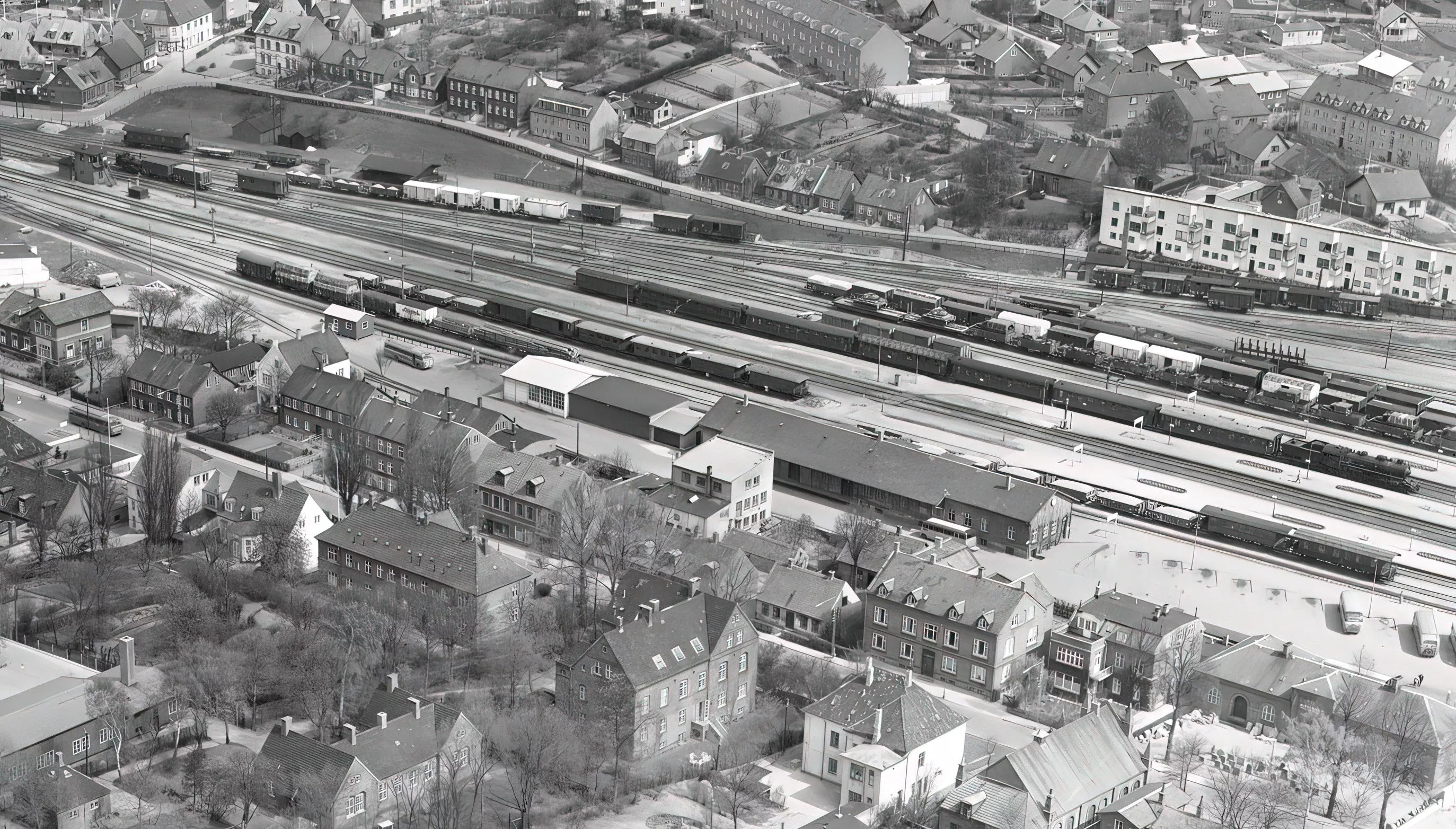 Billede af Næstved Stations varehus. Billede af Næstved Stations varehus.