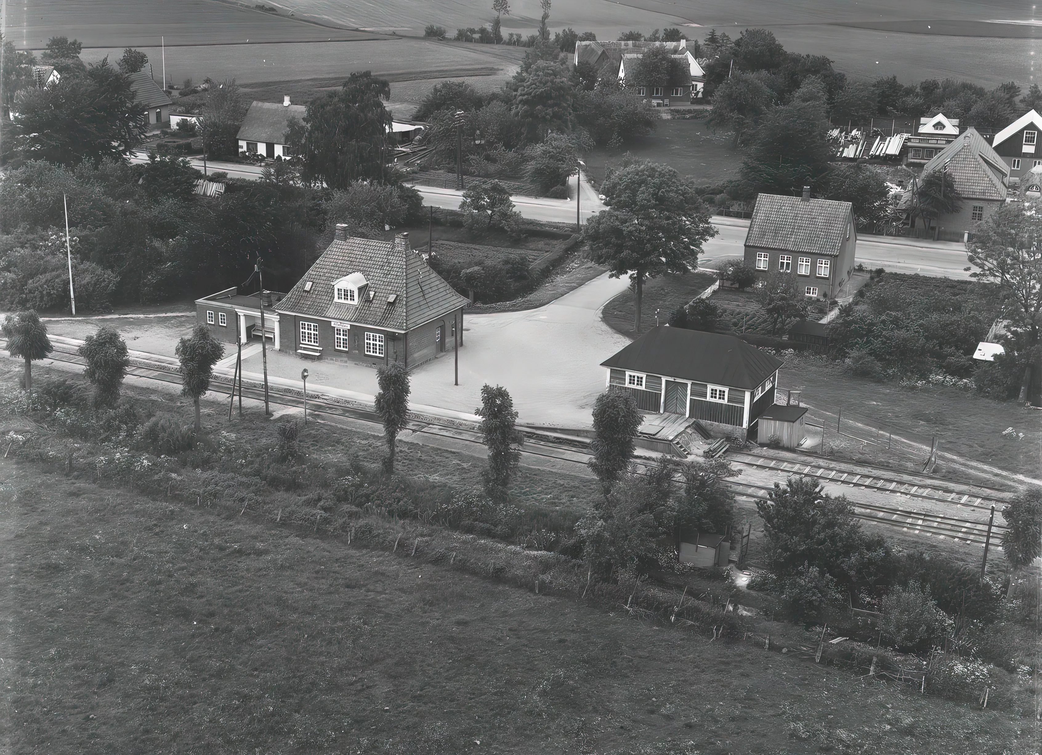 Billede af Allerslev Station.