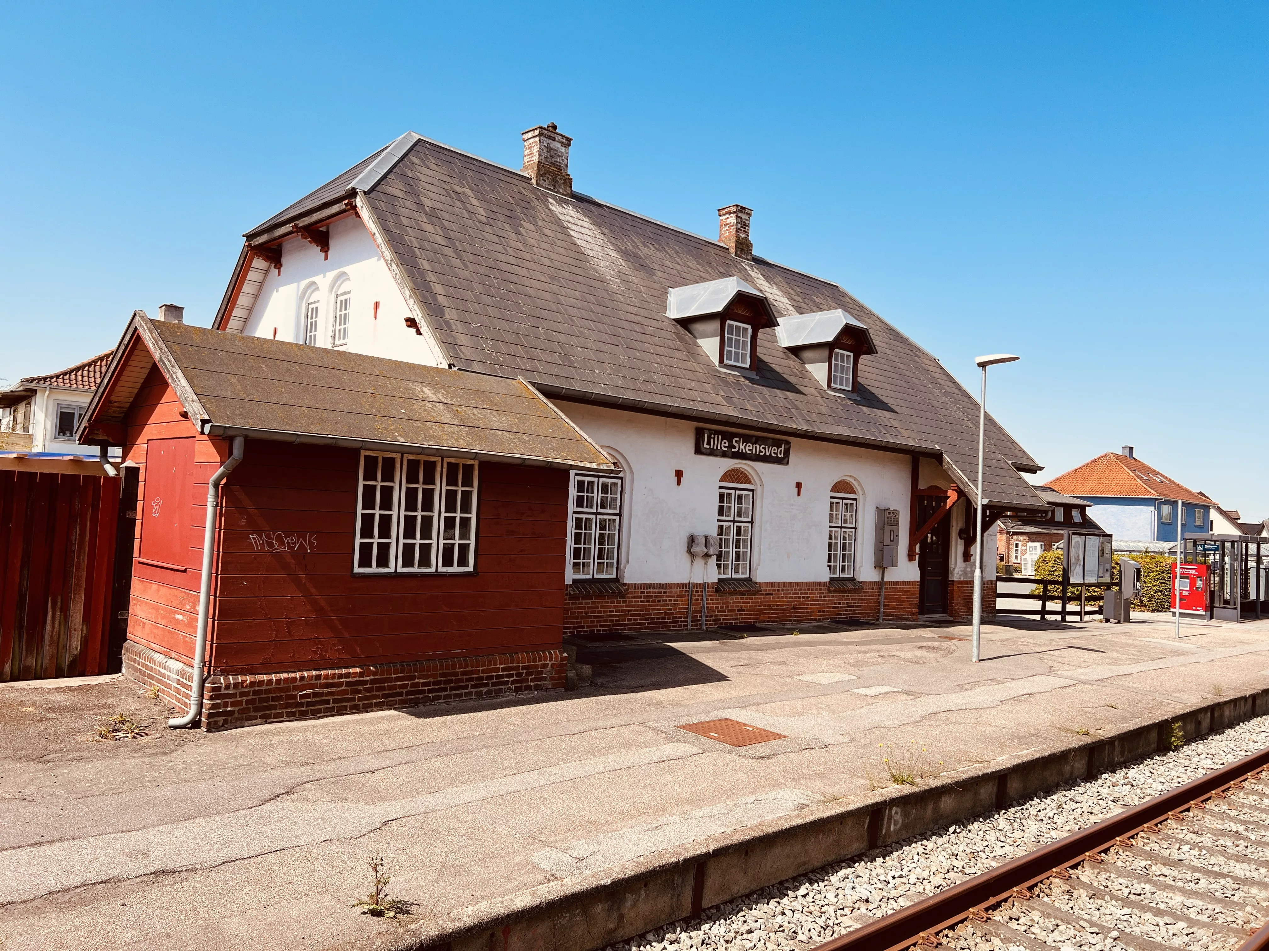 Billede af Lille Skensved Station.