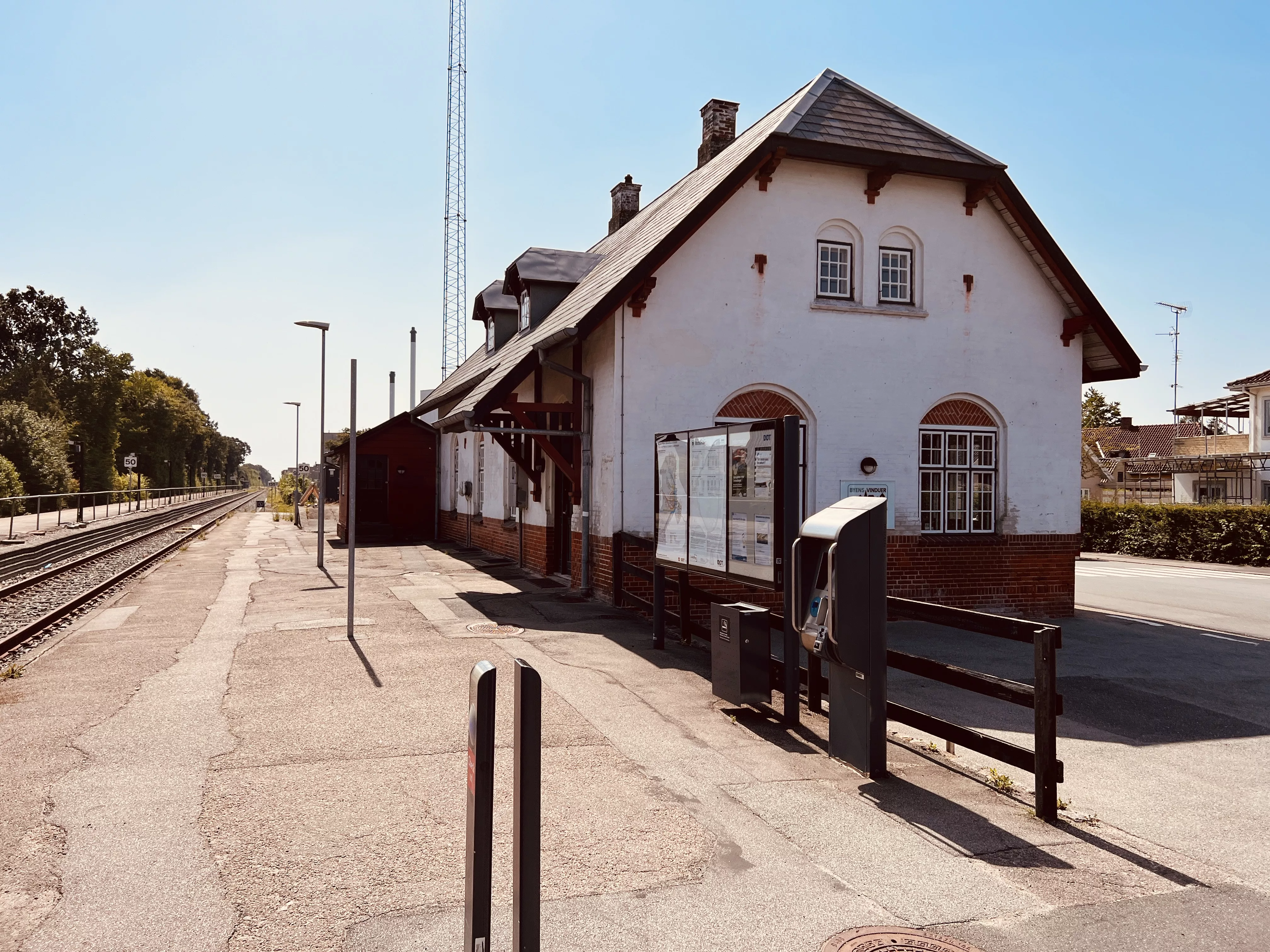 Billede af Lille Skensved Station.