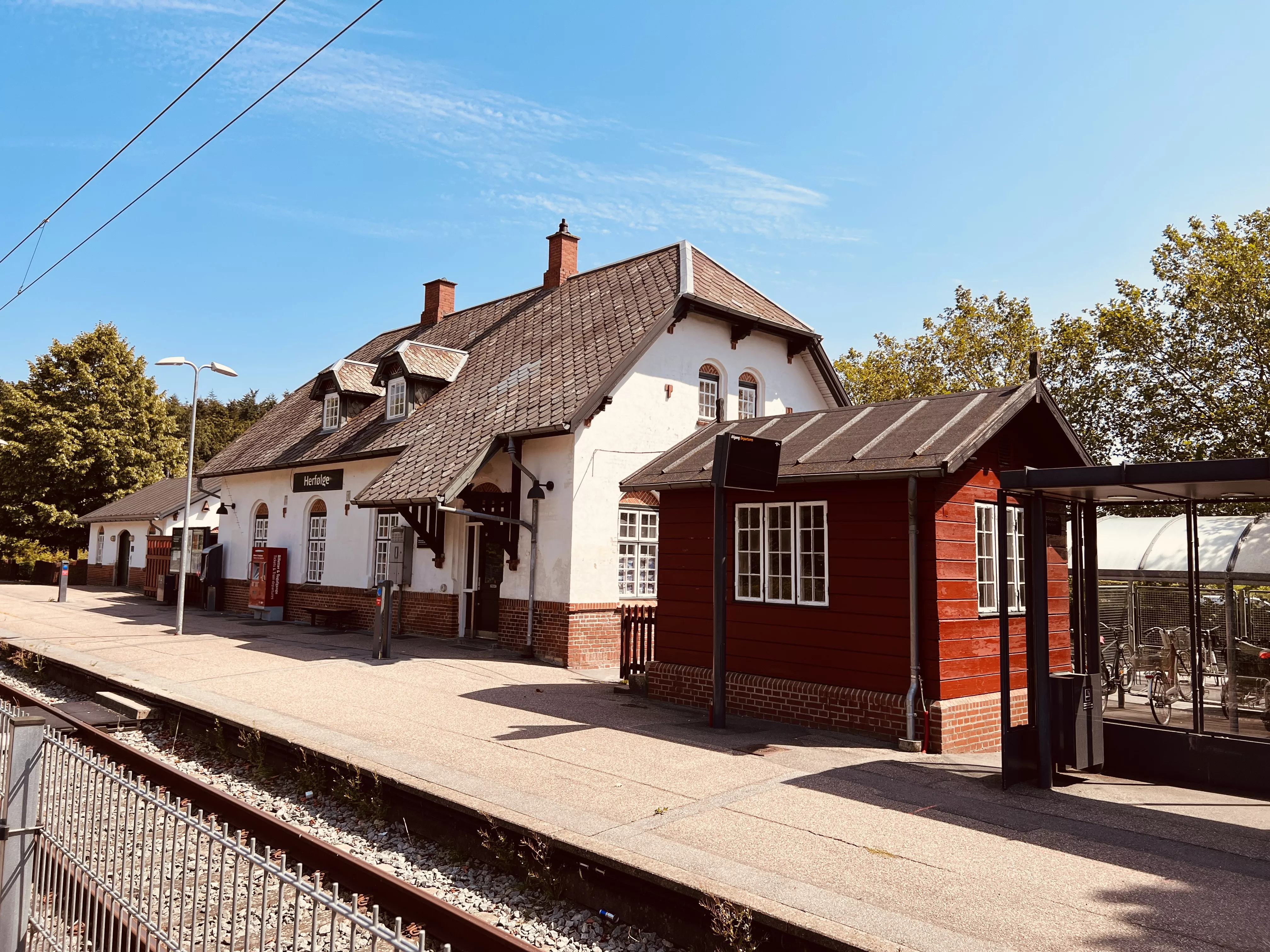Billede af Herfølge Station. Billede af Herfølge Station.