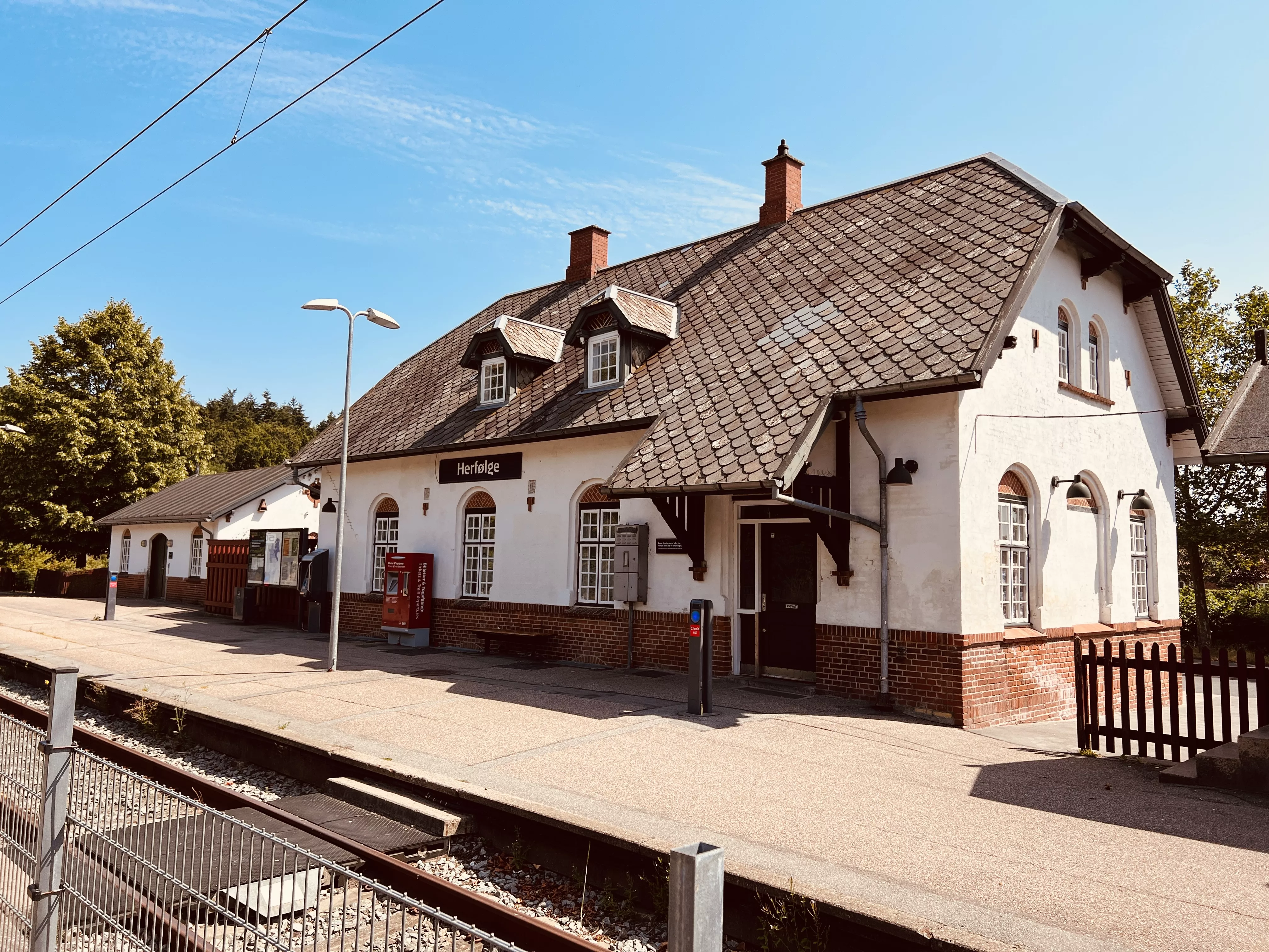 Billede af Herfølge Station.