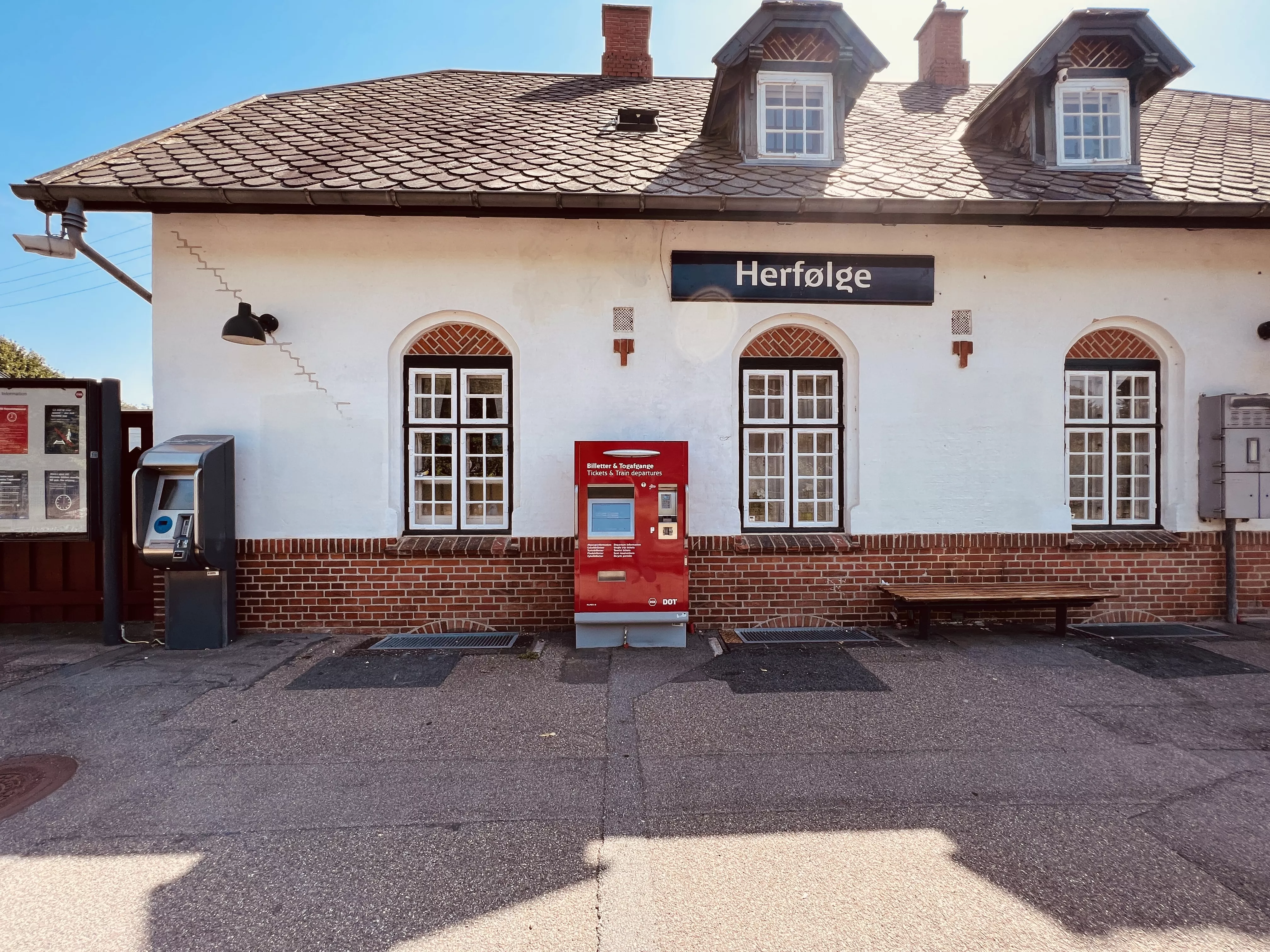 Billede af Herfølge Station.