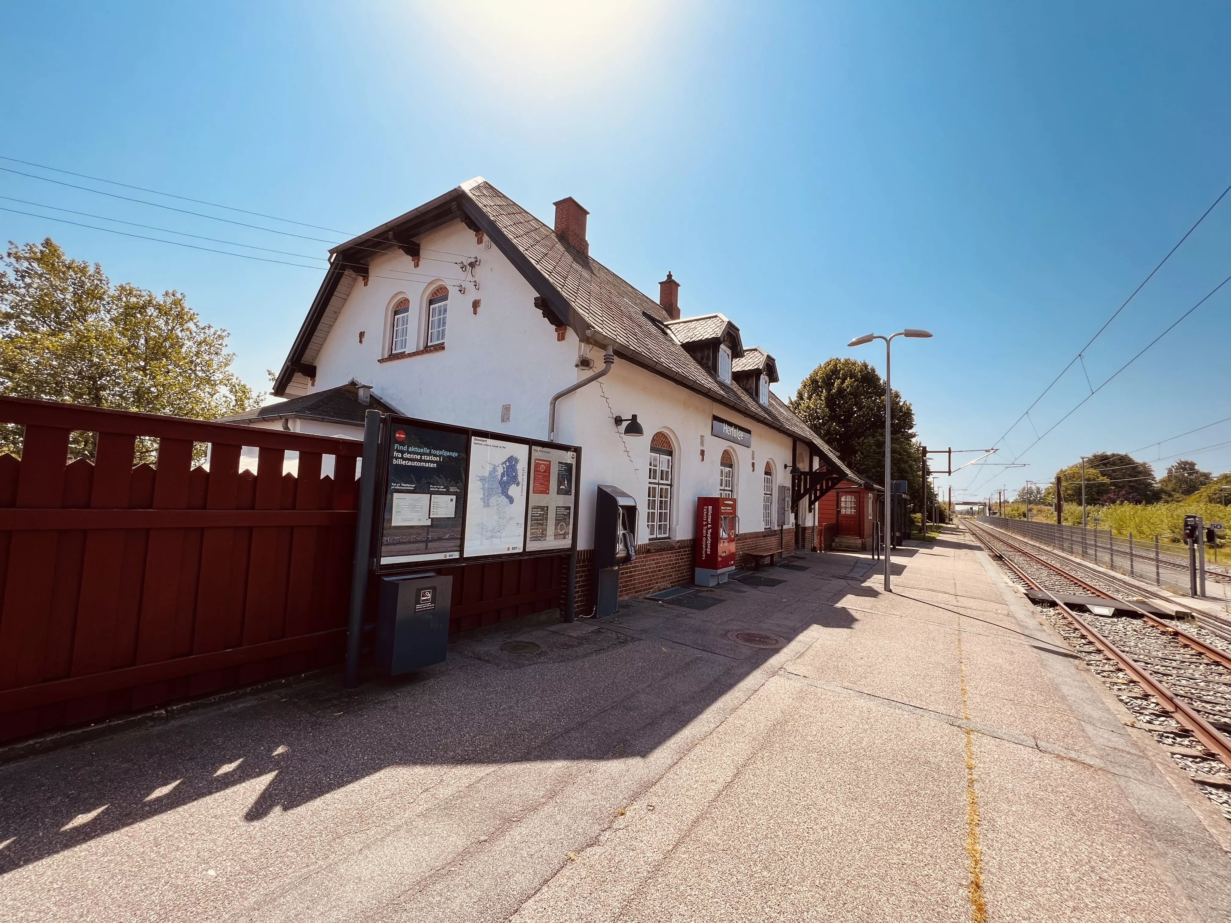Billede af Herfølge Station. Billede af Herfølge Station.
