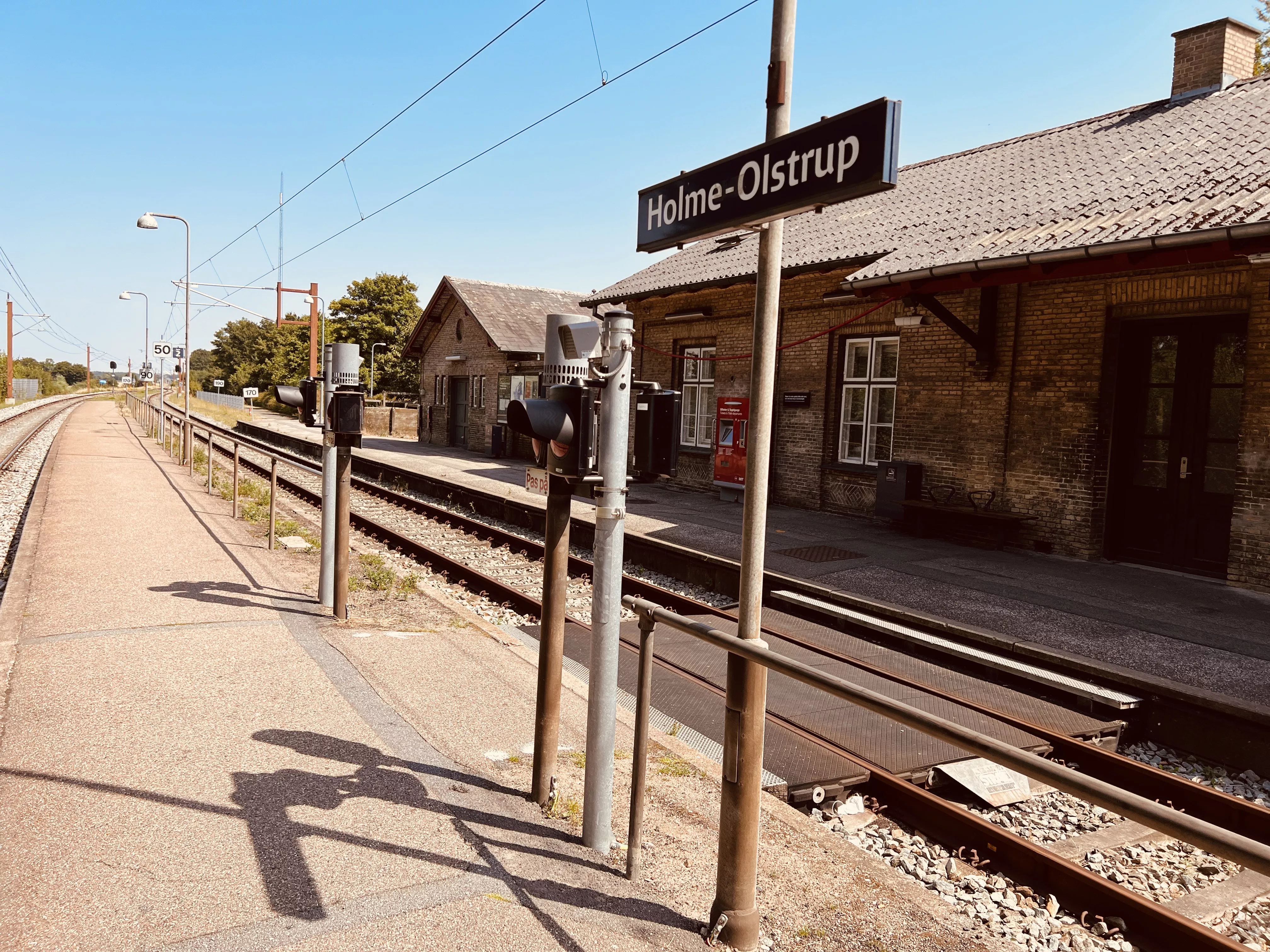 Billede af Holme-Olstrup Station.