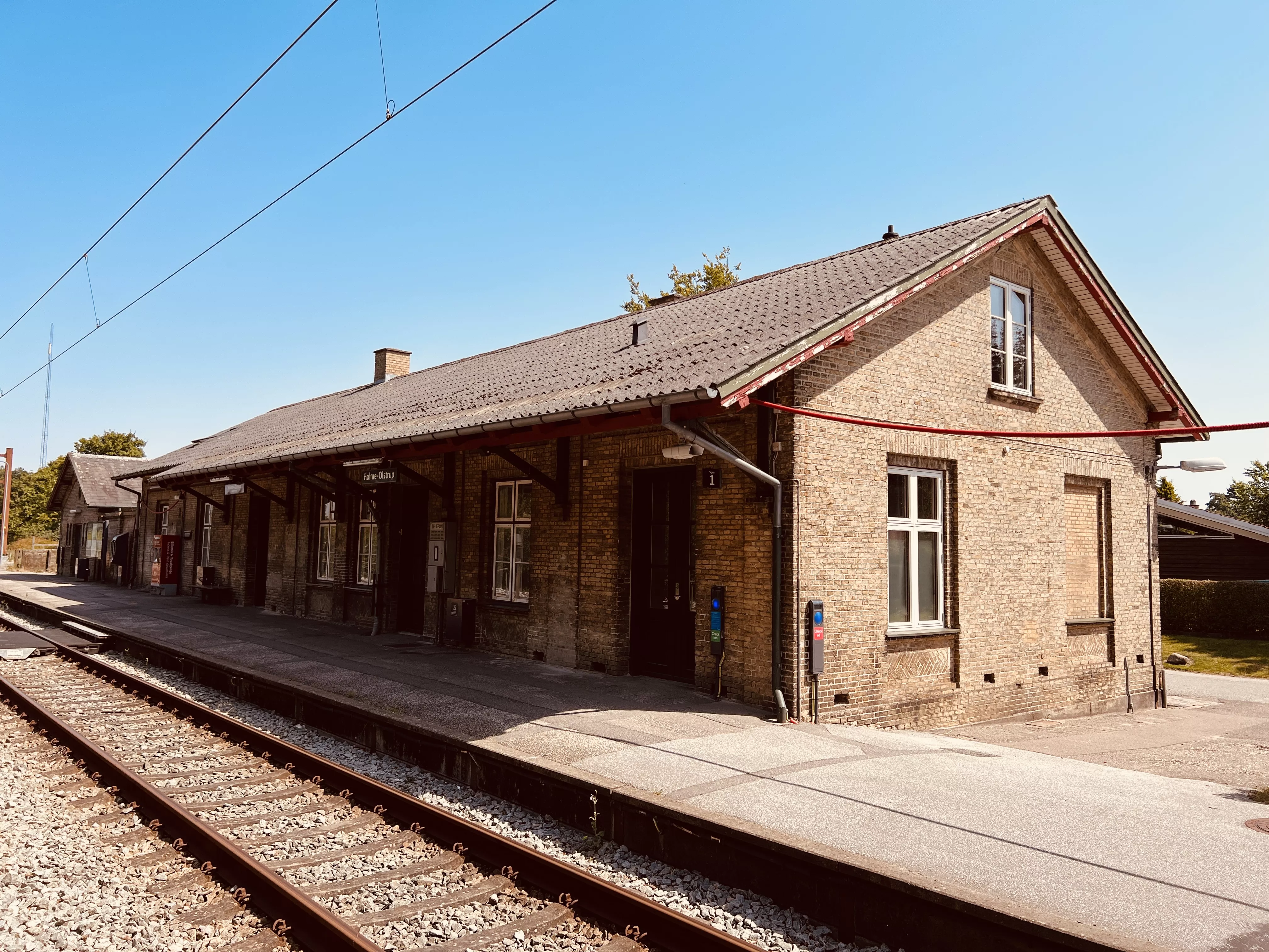 Billede af Holme-Olstrup Station.