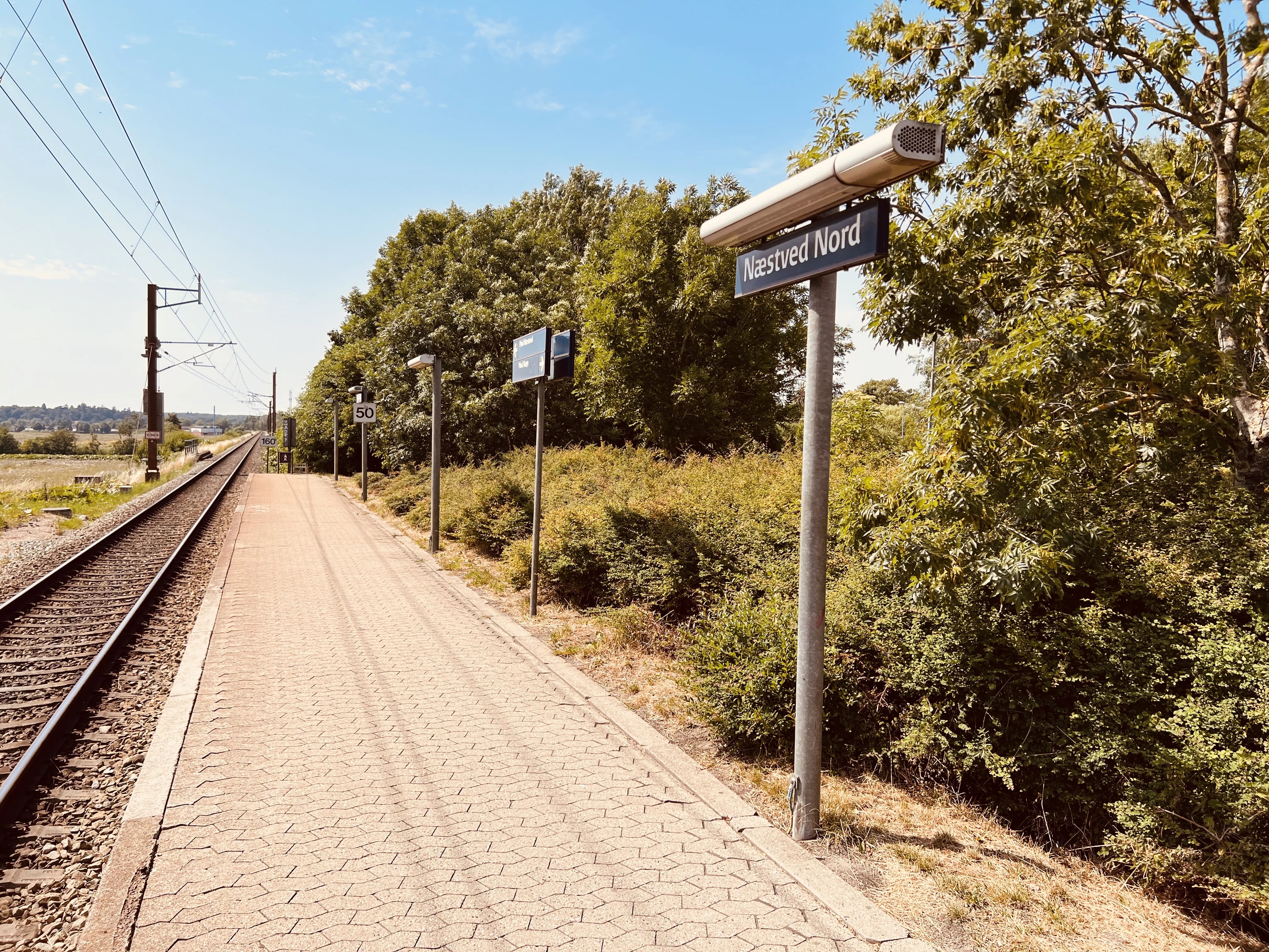 Billede af Næstved Nord Trinbræt. Billede af Næstved Nord Trinbræt.