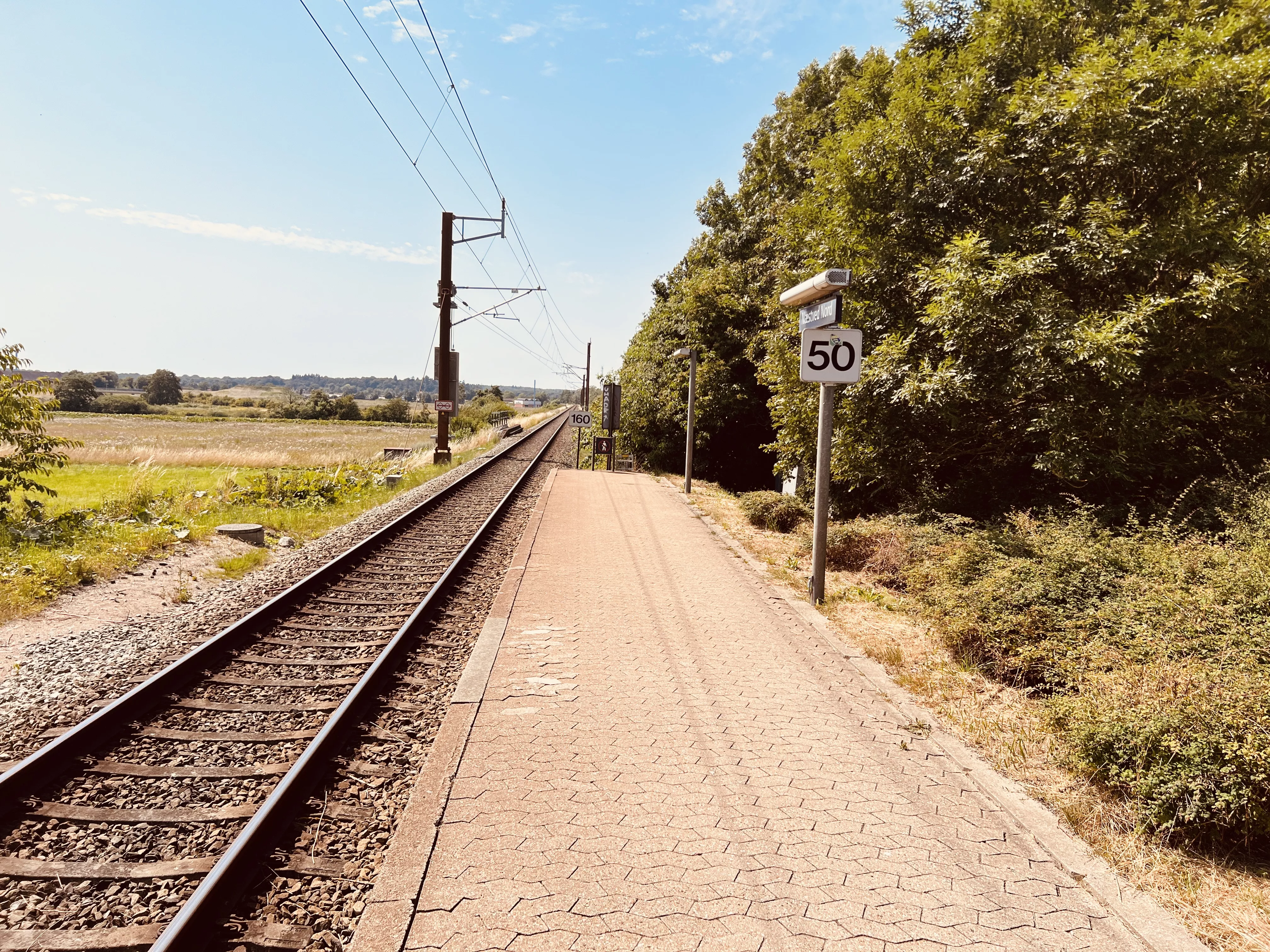 Billede af Næstved Nord Trinbræt. Billede af Næstved Nord Trinbræt.