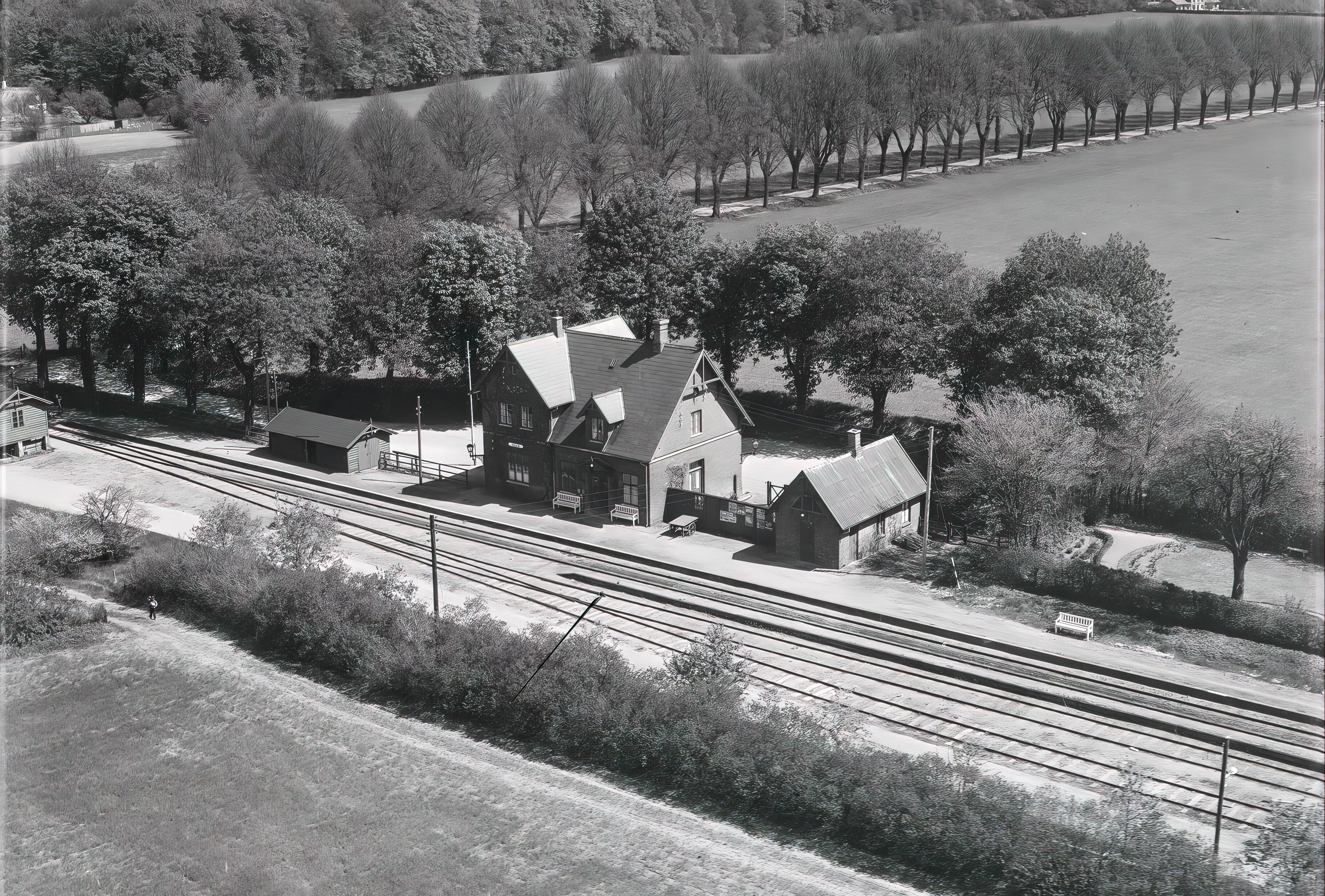 Billede af Vallø Station.