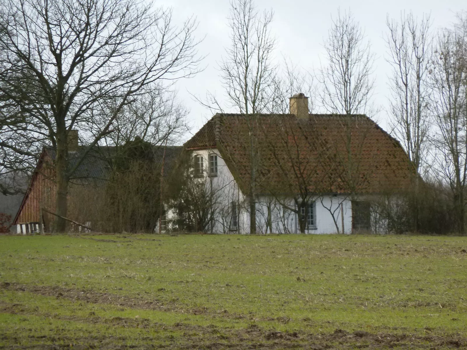 Billede af Nyvang Trinbræt - Trinbræt er nedrevet, men Nyvang Trinbræt har ligget her.