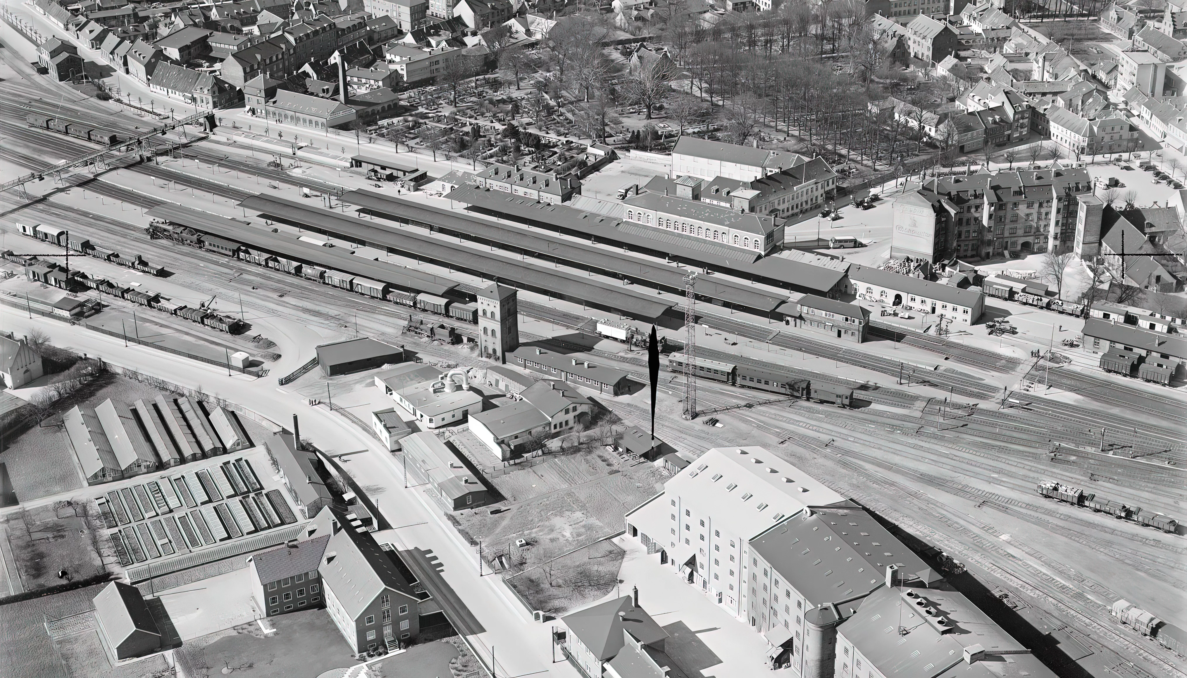 Billede af Roskilde Station.