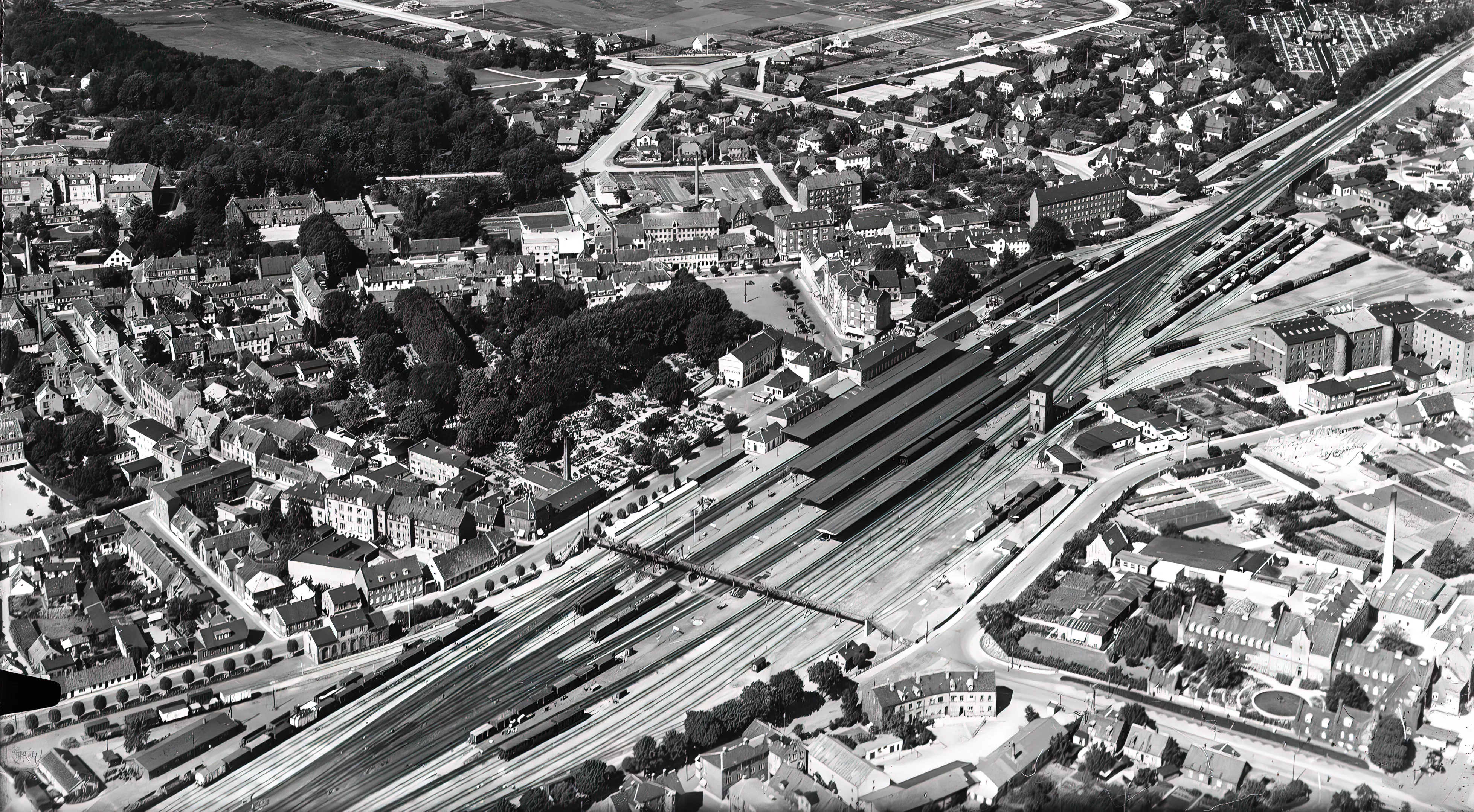 Billede af Roskilde Station.