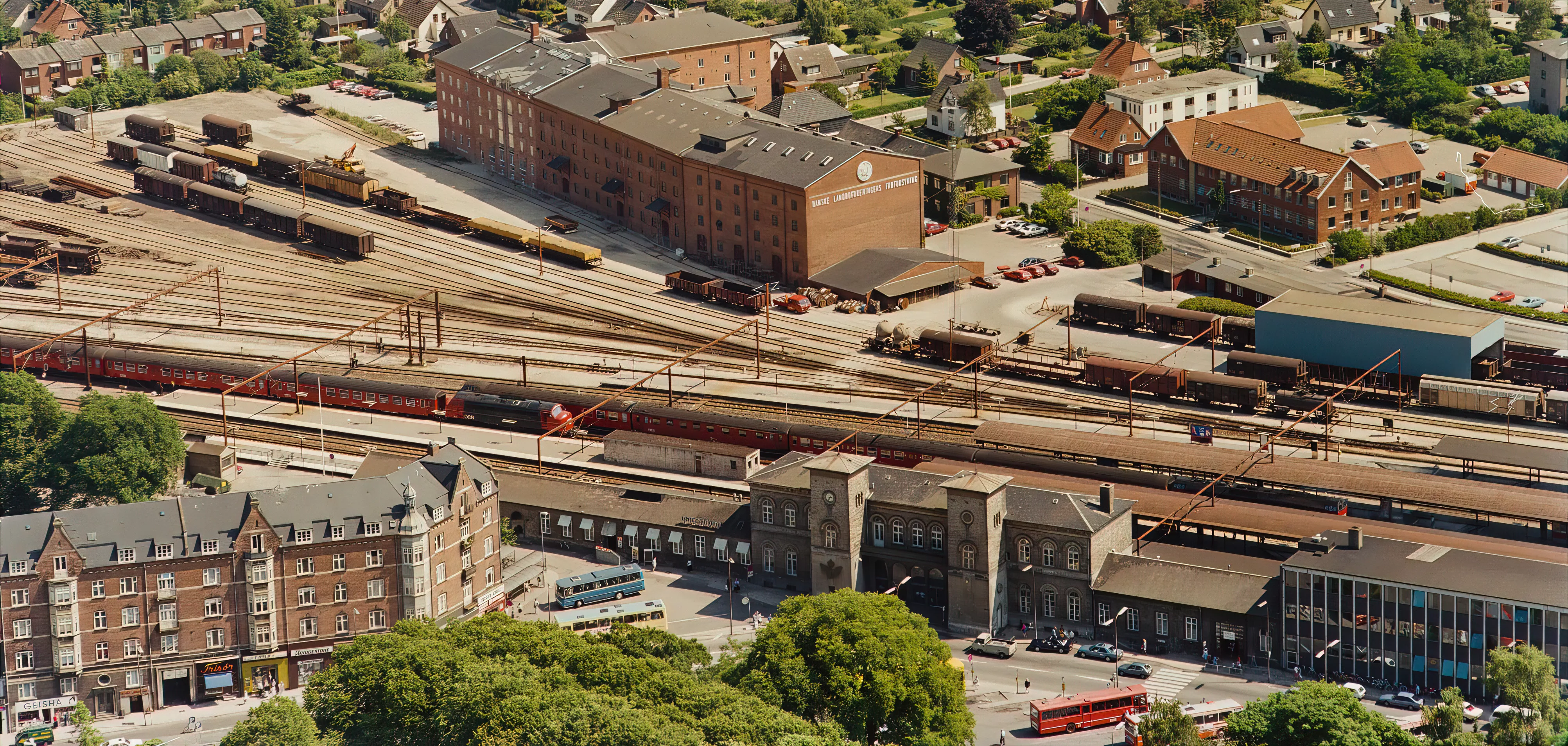 Billede af Roskilde Station.