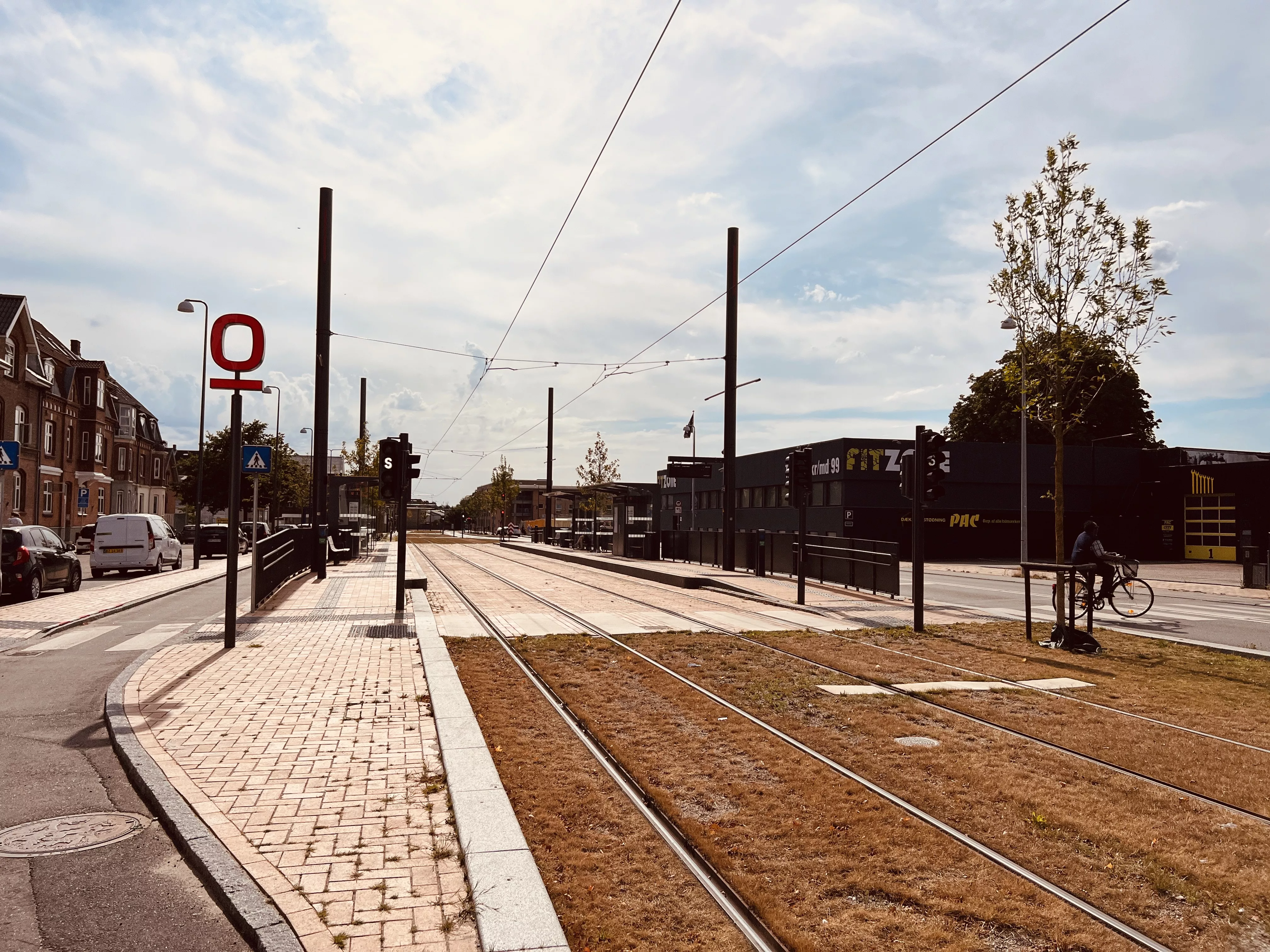 Billede af Vestre Stationsvej Letbanestation. Billede af Vestre Stationsvej Letbanestation.