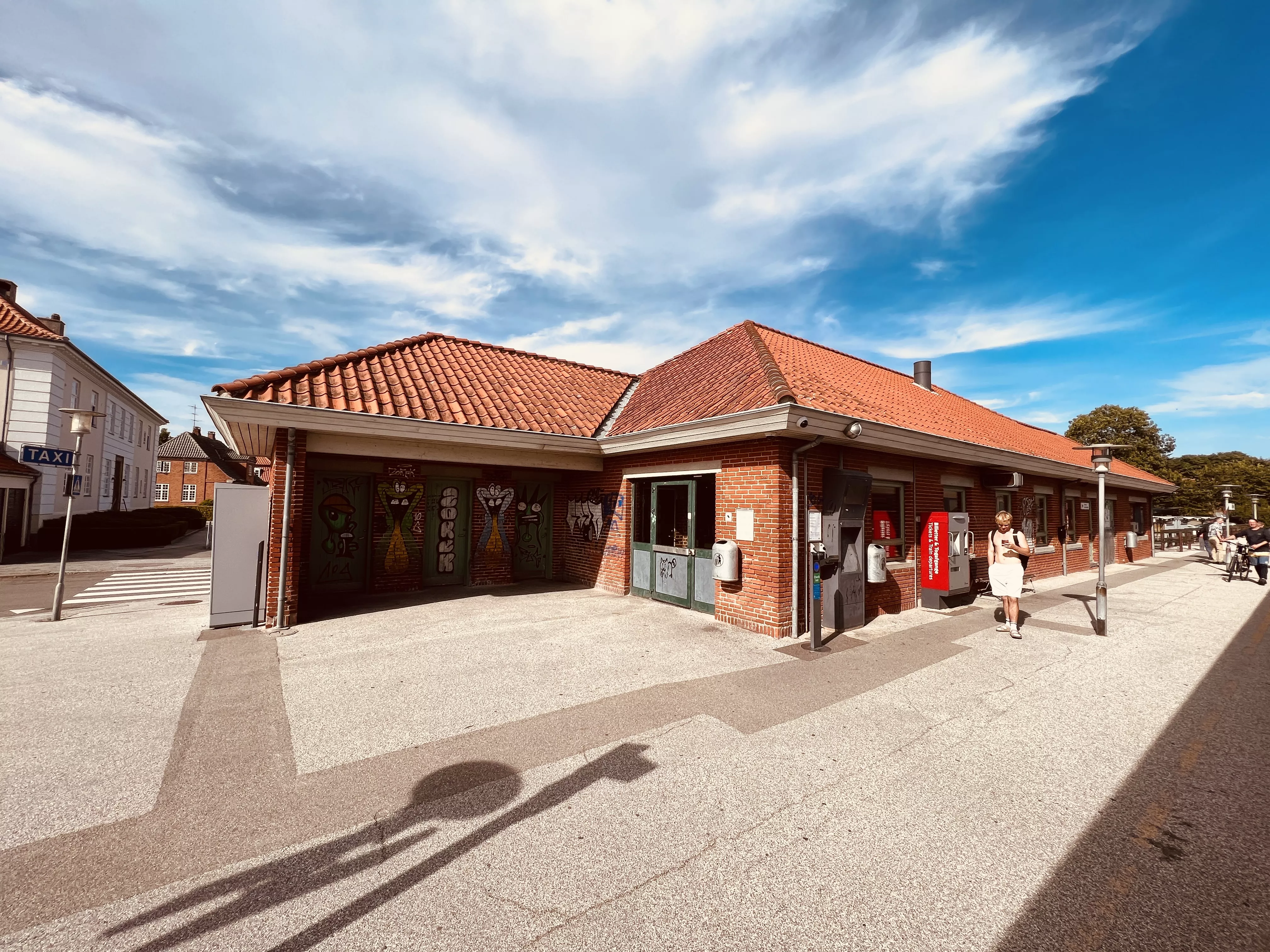 Billede af Sakskøbing Station.