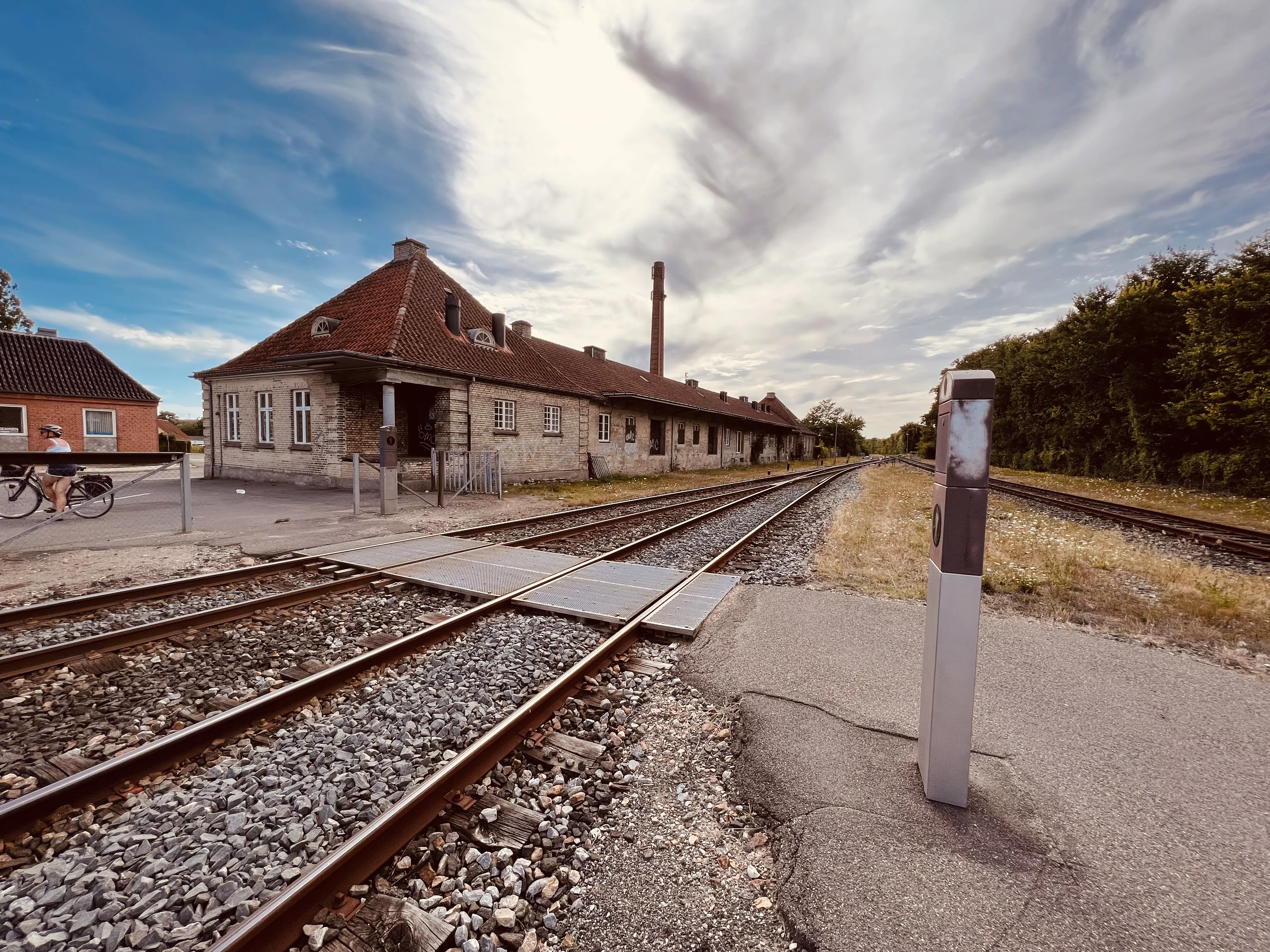 Billede af Maribo Stations varehus. Billede af Maribo Stations varehus.