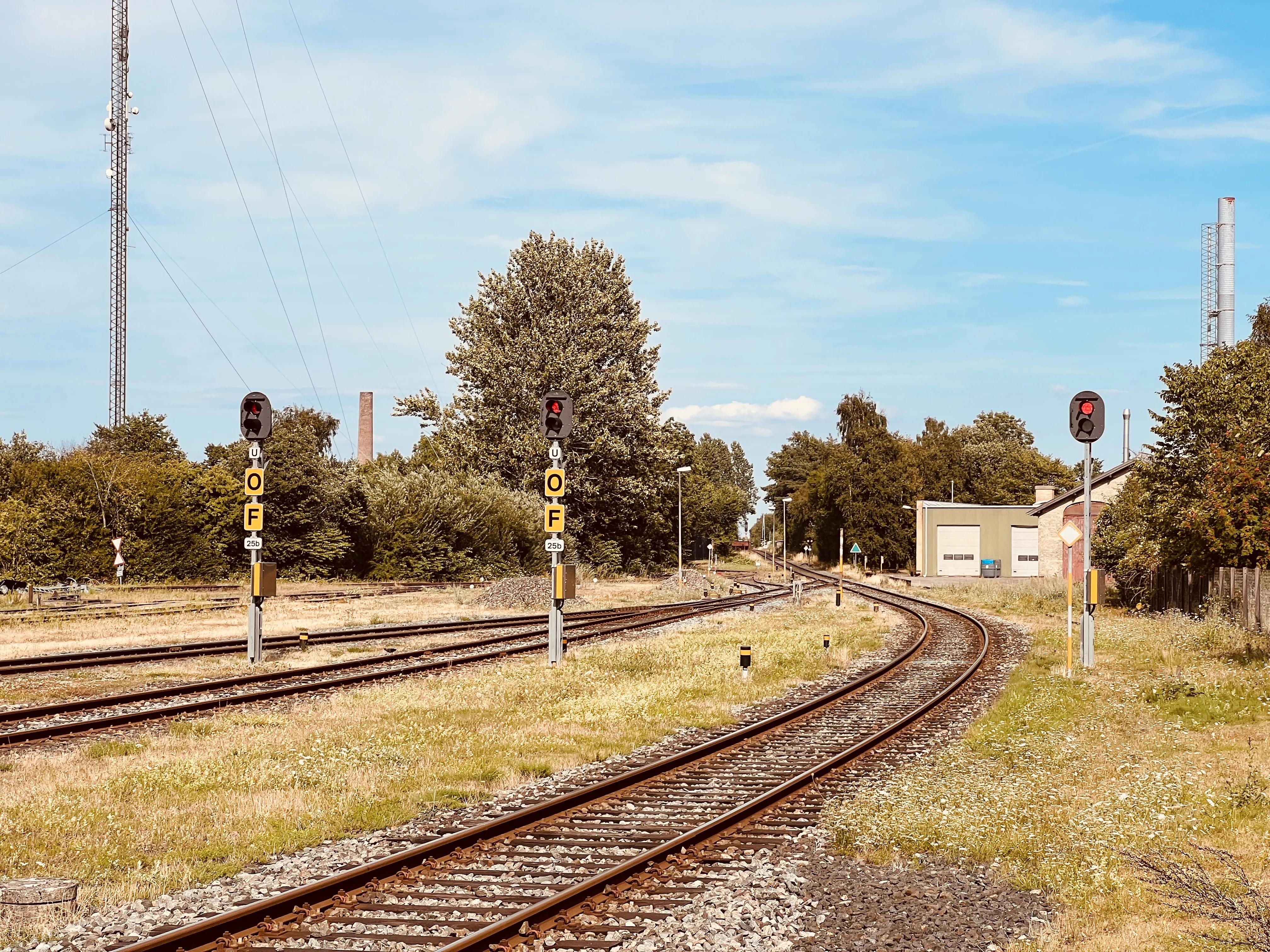 Billede af Maribo Stations remise. Billede af Maribo Stations remise.