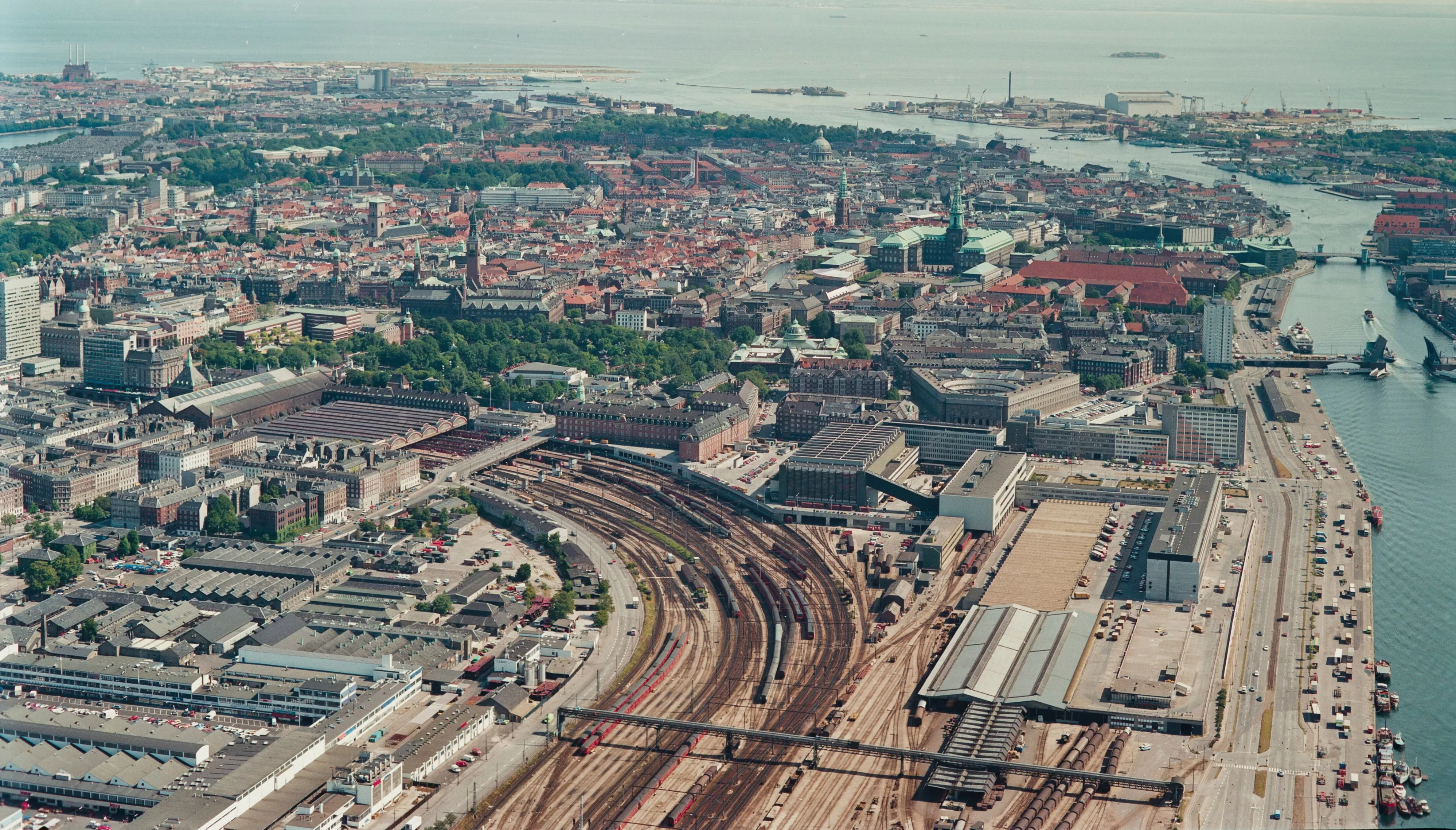 Billede af København Godsbanegård. Billede af København Godsbanegård.