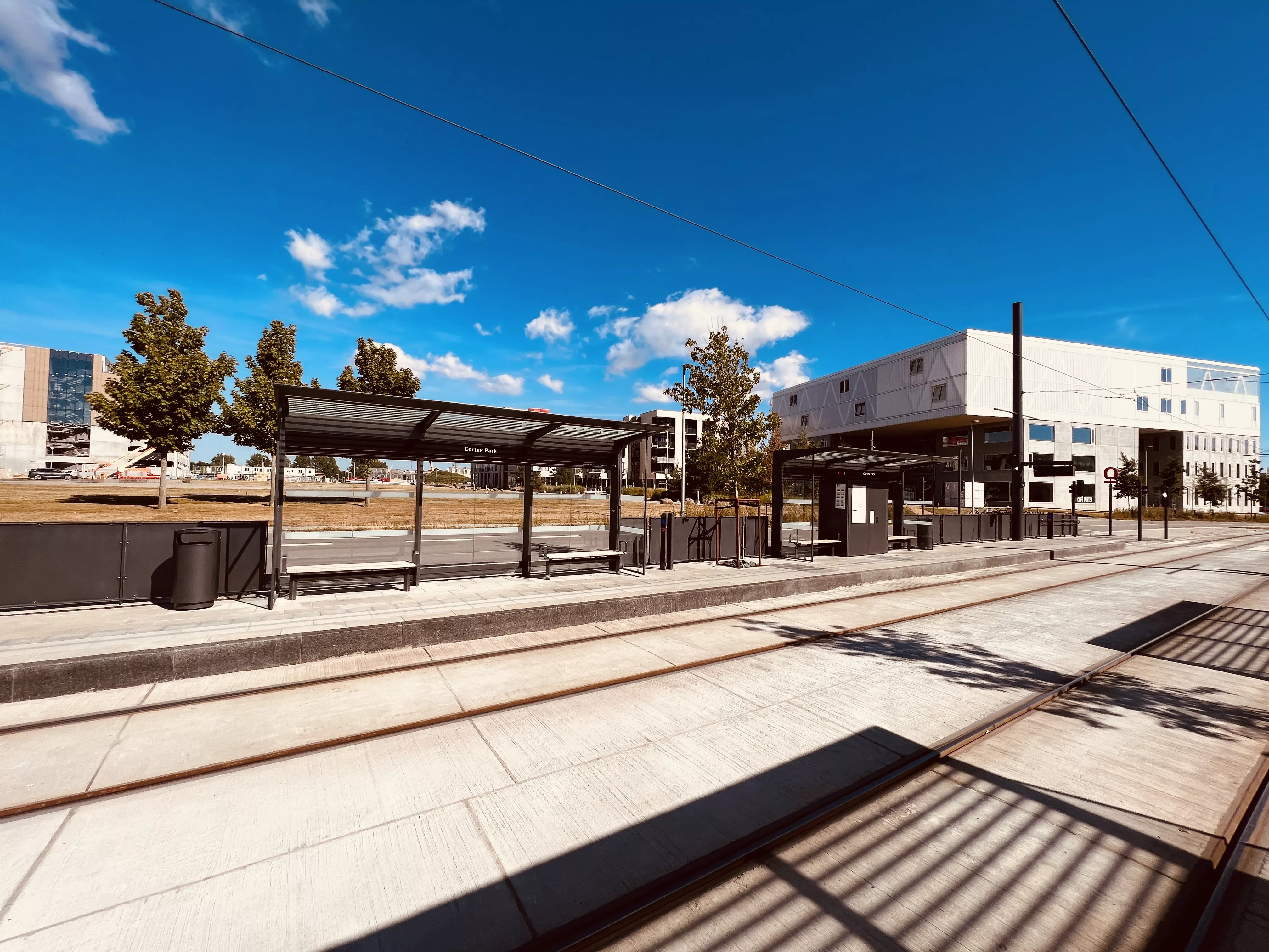 Billede af Cortex Park Letbanestation. Billede af Cortex Park Letbanestation.