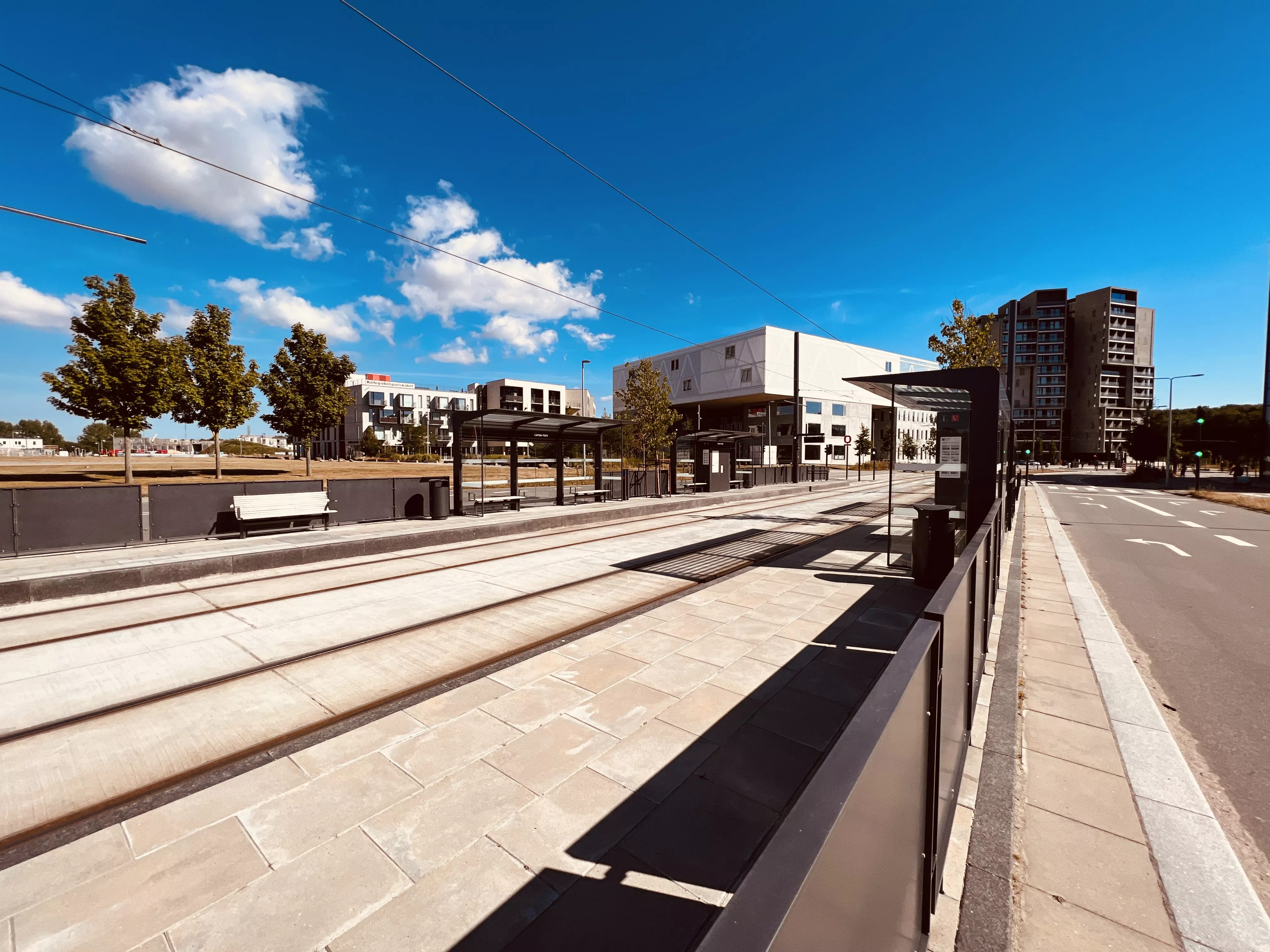 Billede af Cortex Park Letbanestation. Billede af Cortex Park Letbanestation.