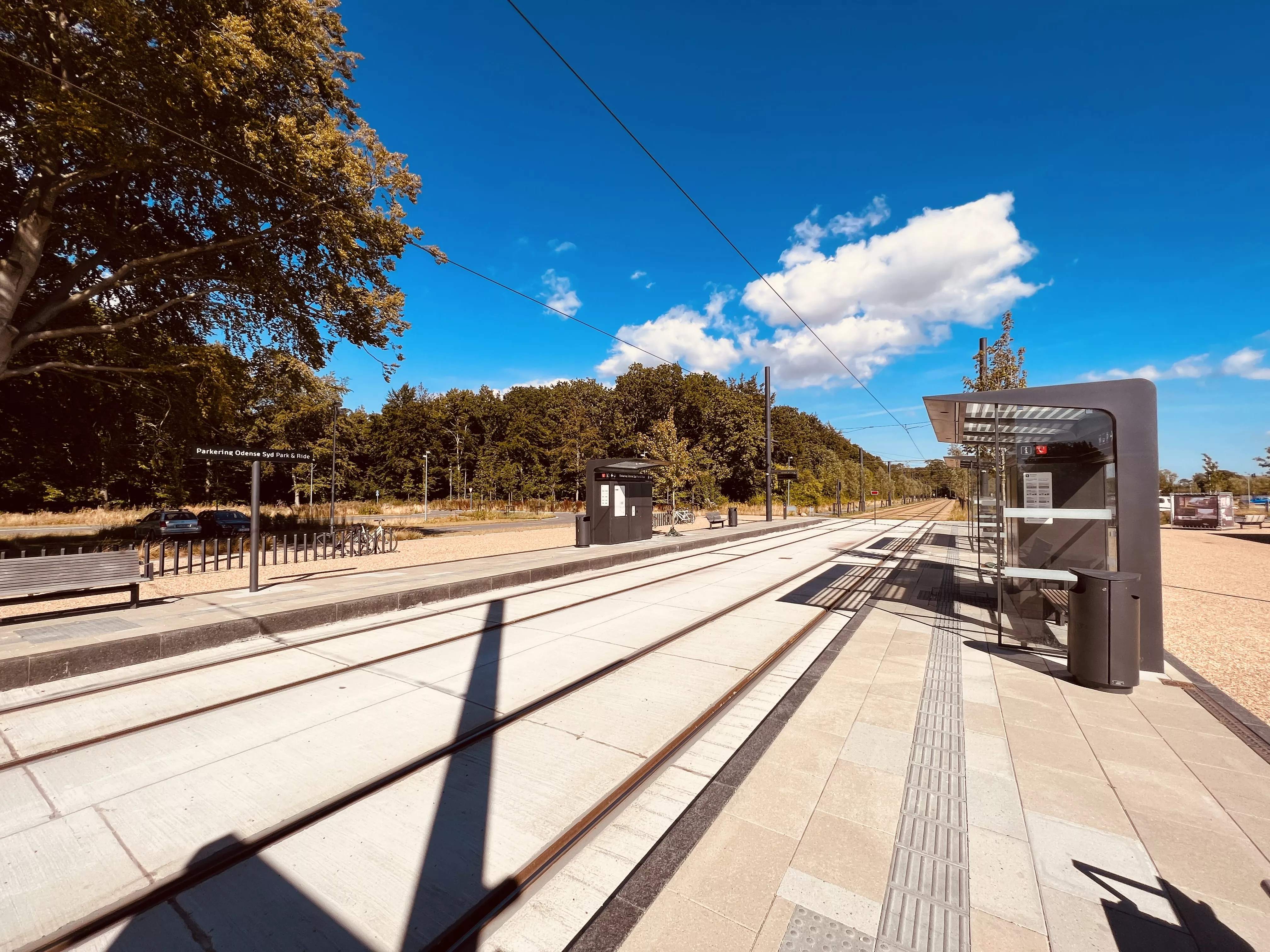 Billede af Parkering Odense Syd Letbanestation.