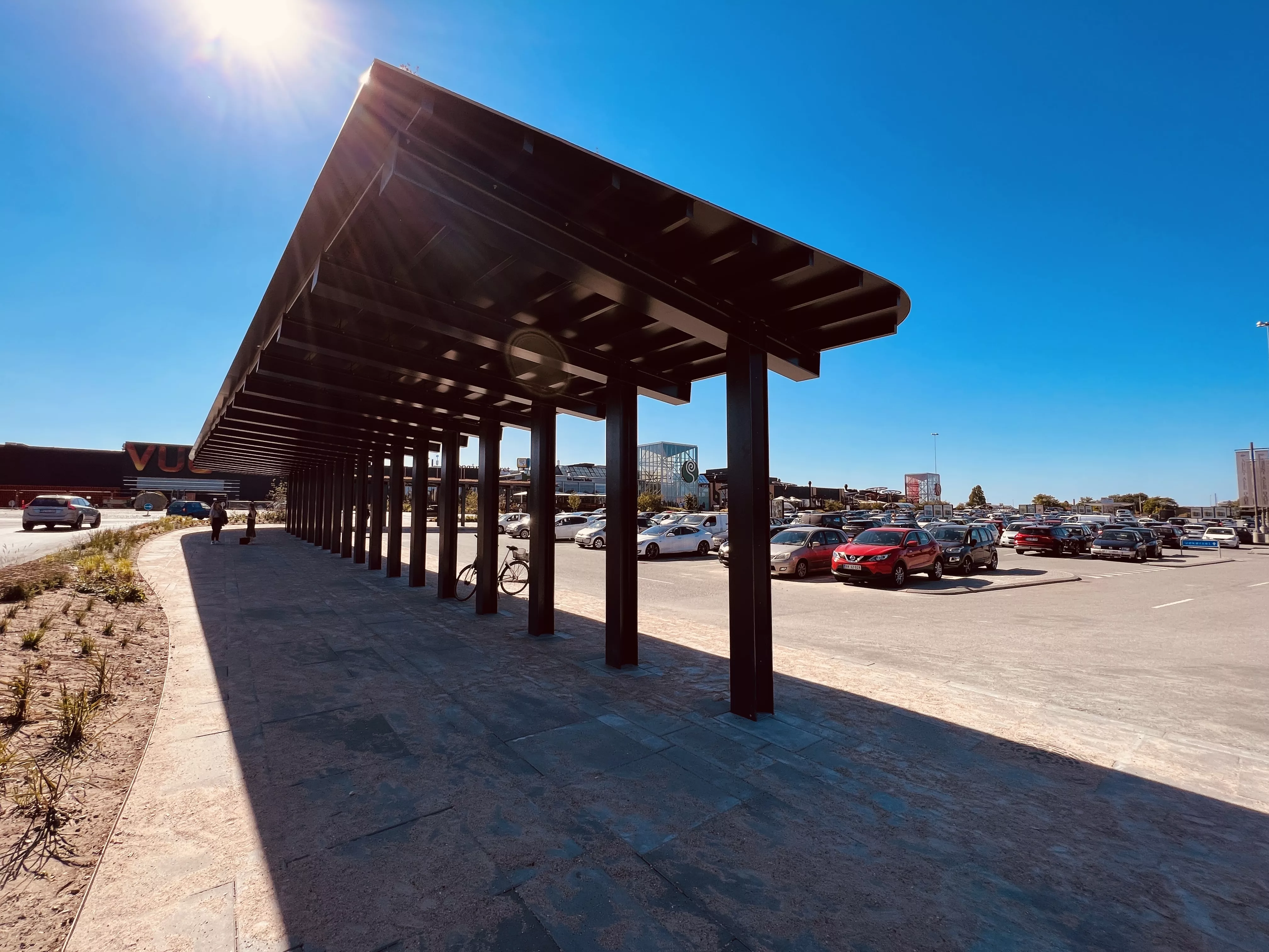 Billede af Rosengårdcentret Letbanestation.