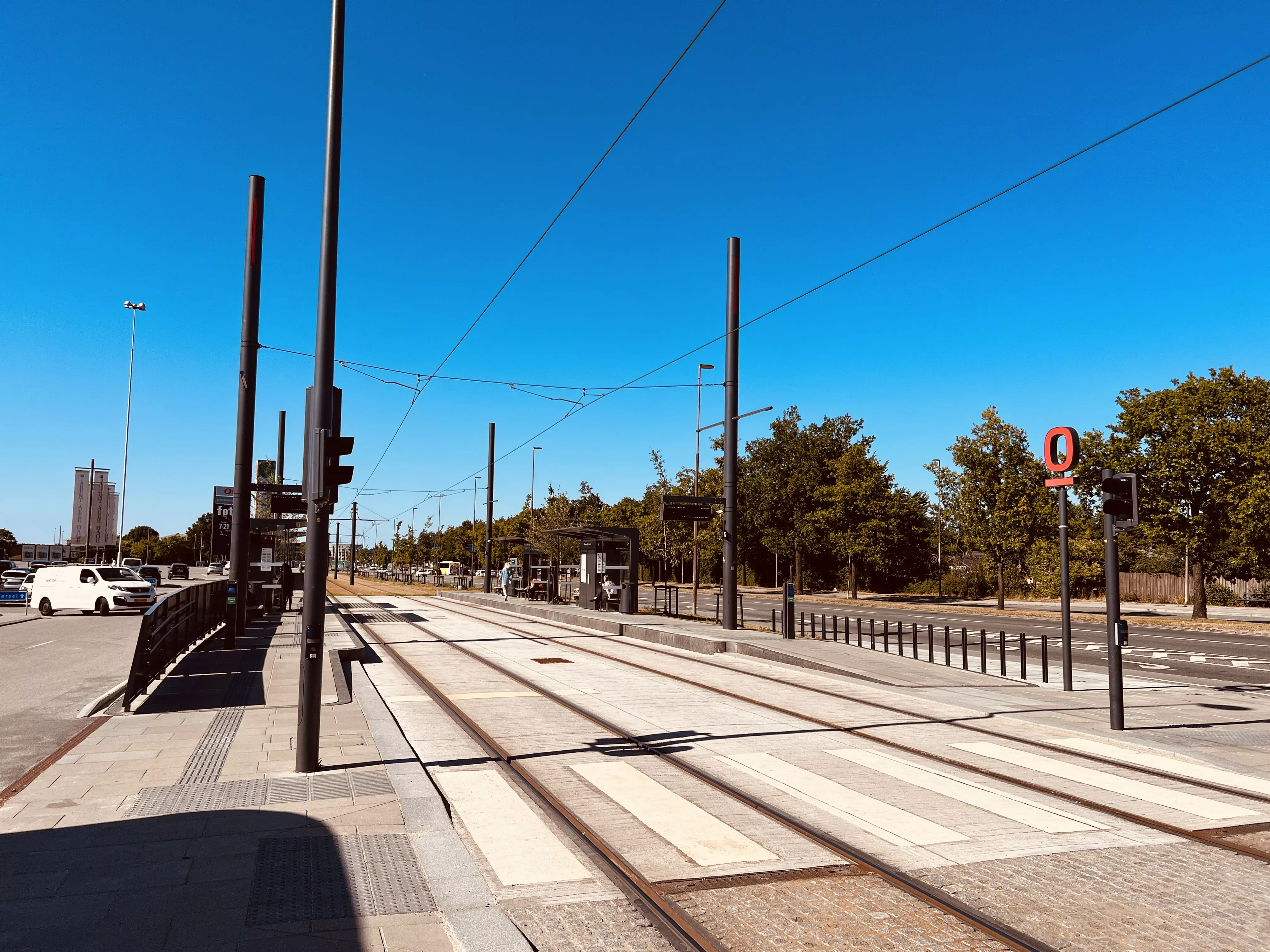 Billede af Rosengårdcentret Letbanestation.