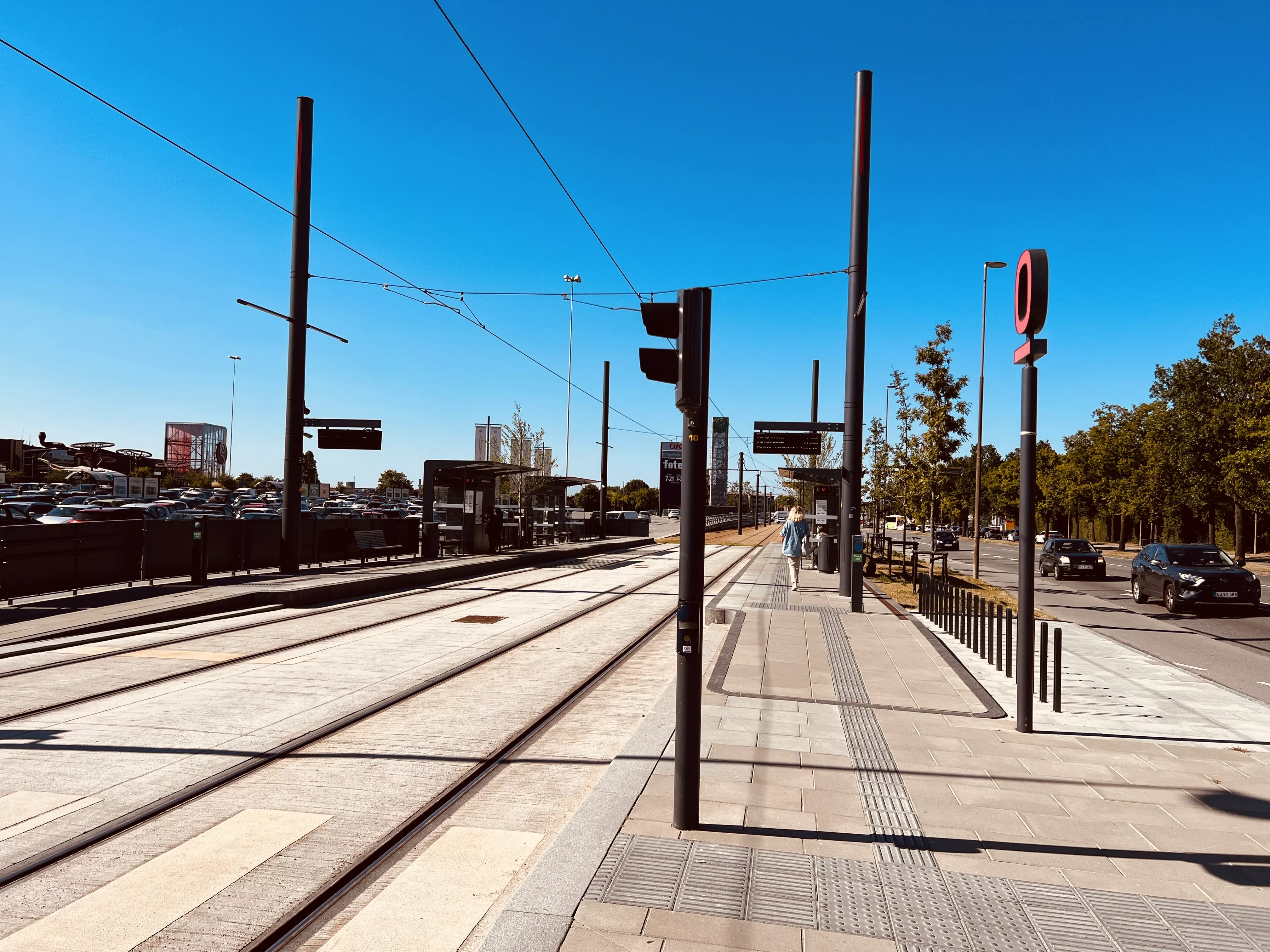 Billede af Rosengårdcentret Letbanestation.