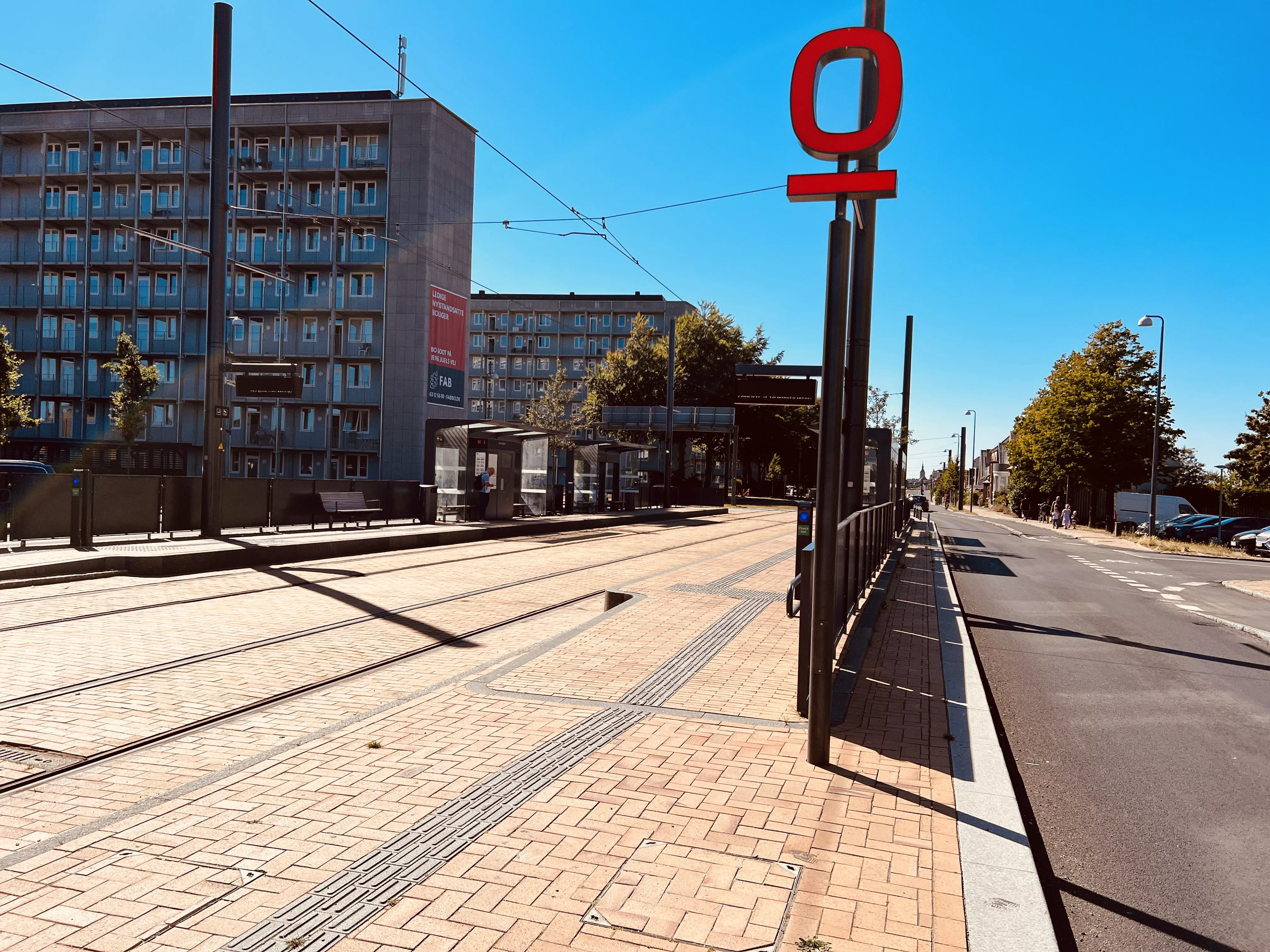 Billede af Korsløkke Letbanestation.