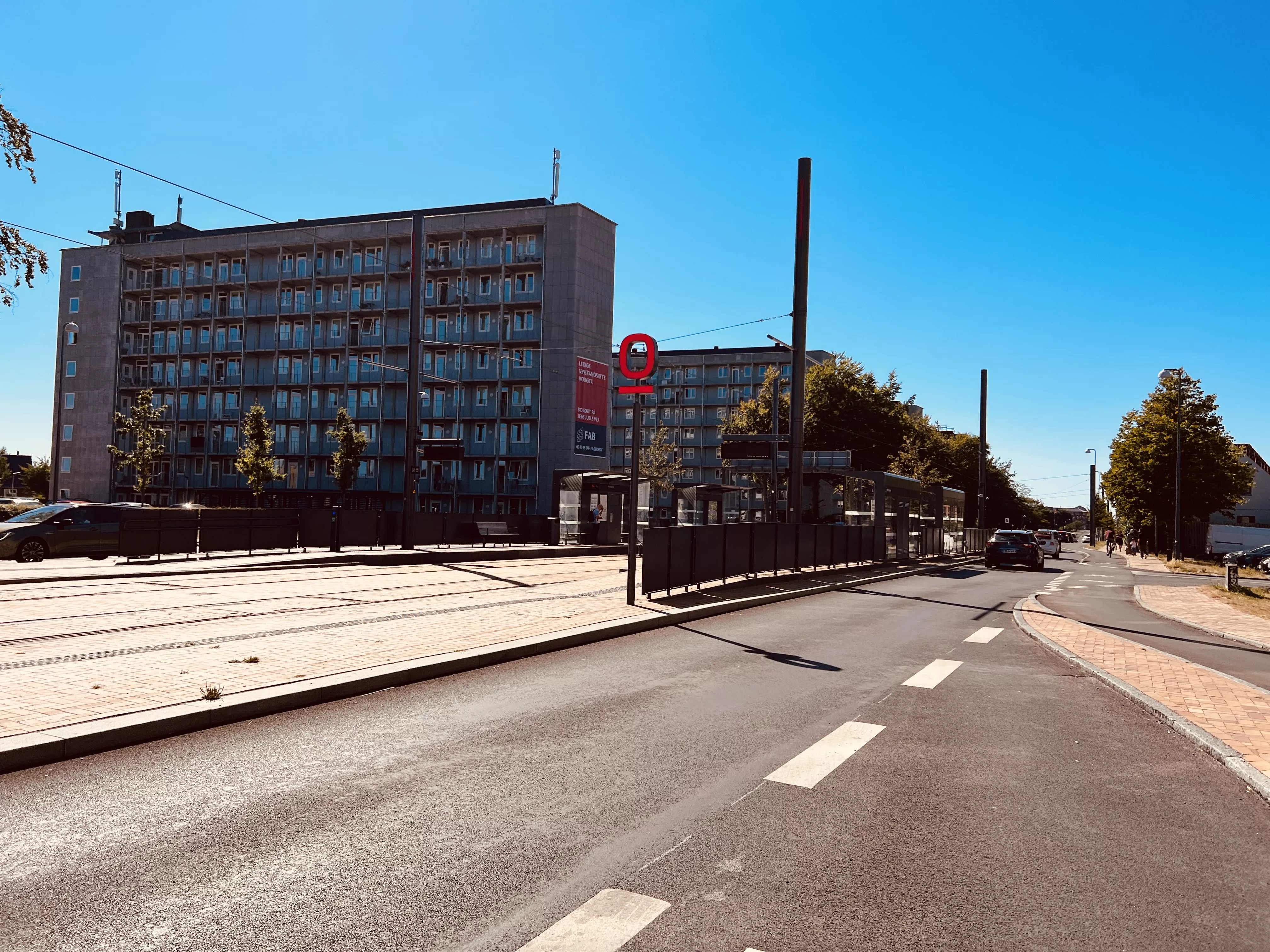 Billede af Korsløkke Letbanestation.