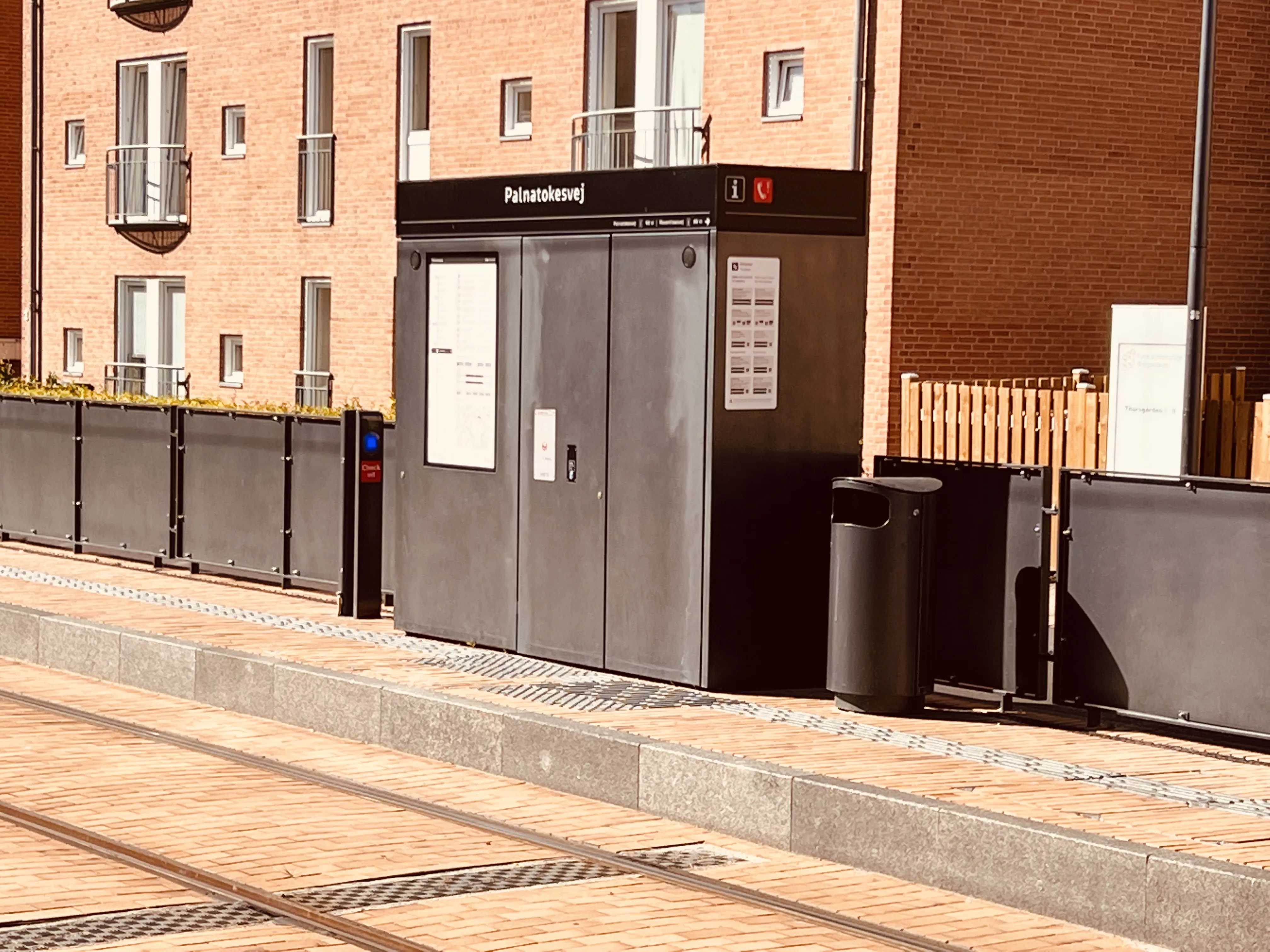 Billede af Palnatokesvej Letbanestation. Billede af Palnatokesvej Letbanestation.